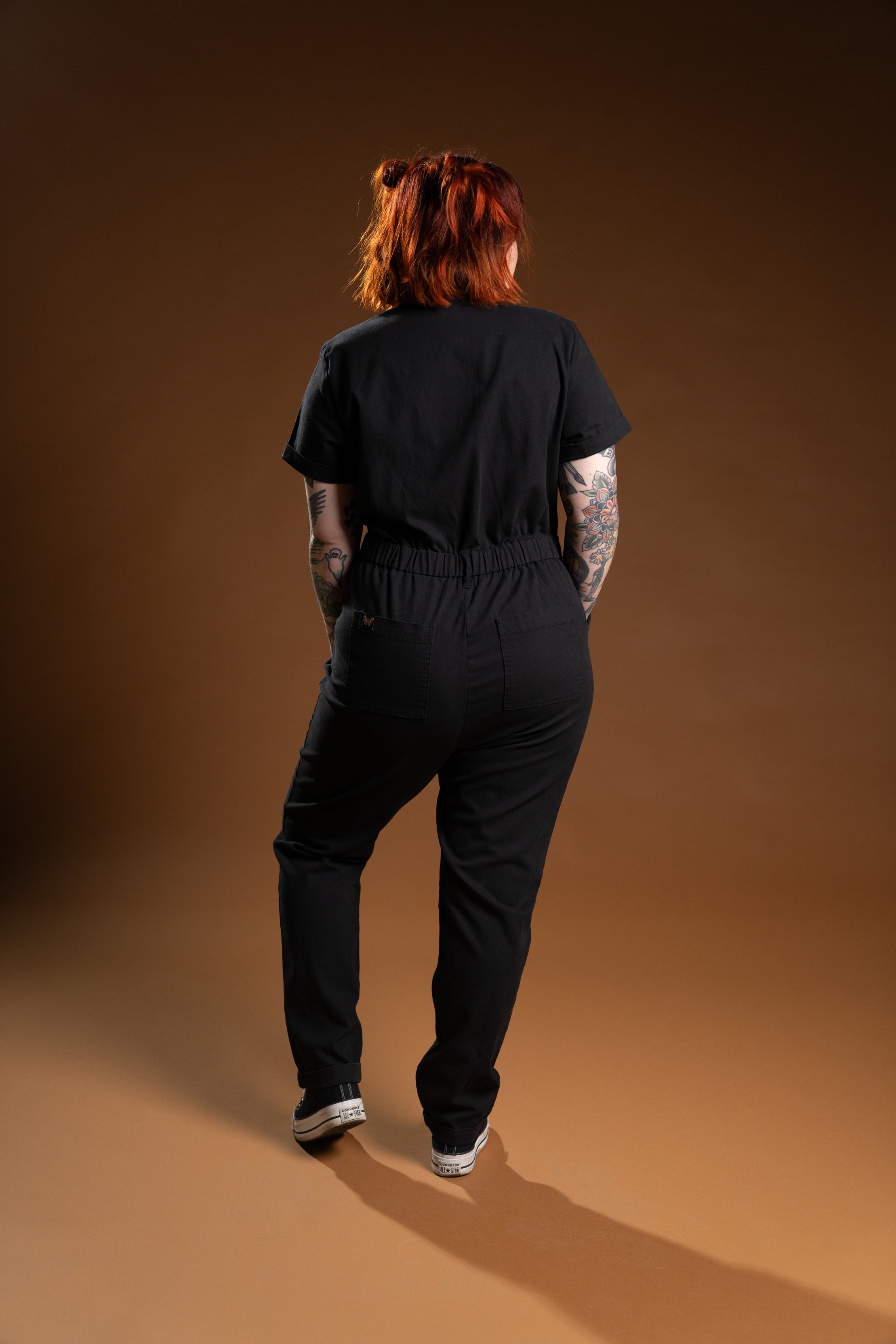The Drew Utility Jumpsuit - Black