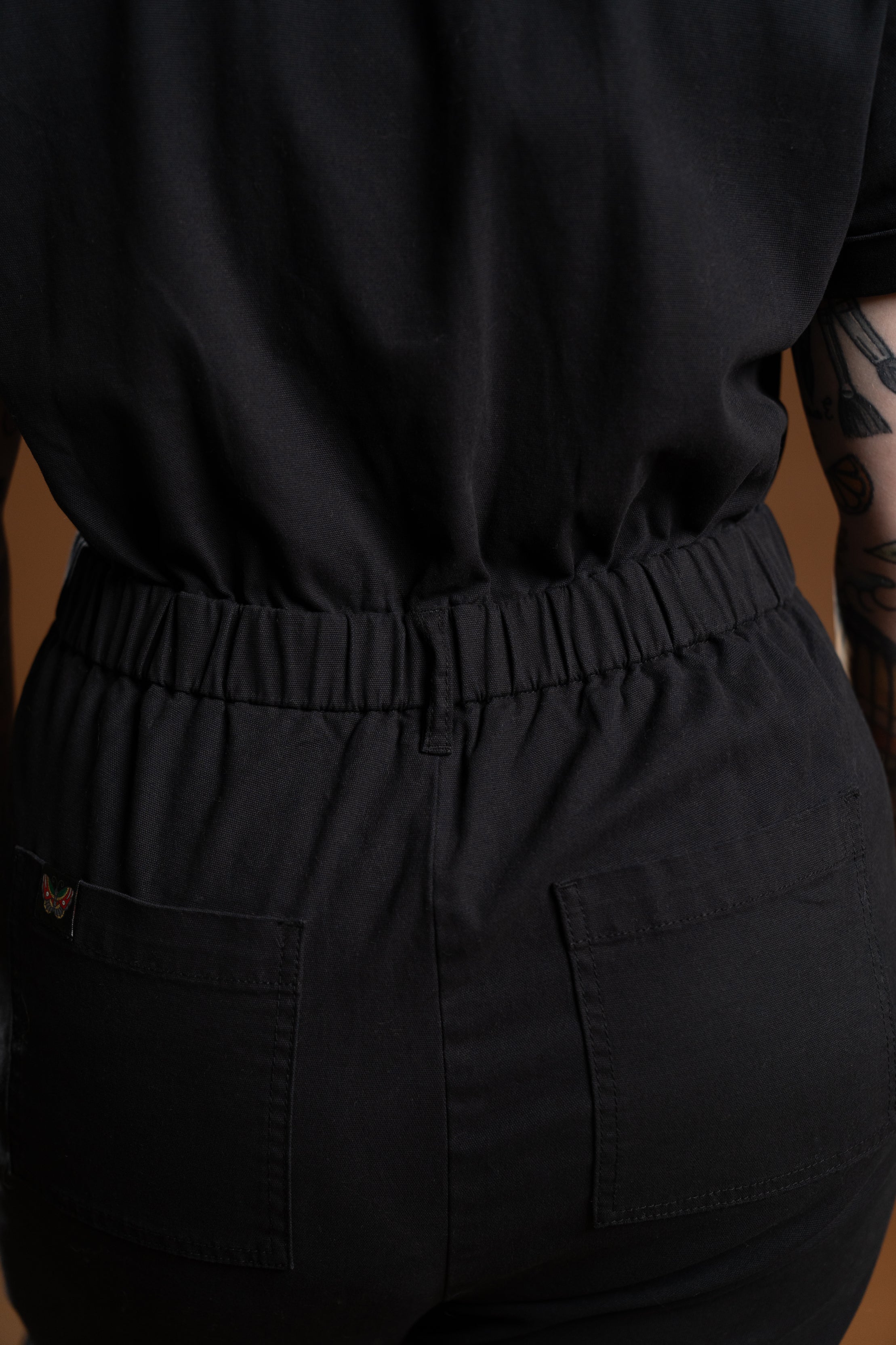 The Drew Utility Jumpsuit - Black