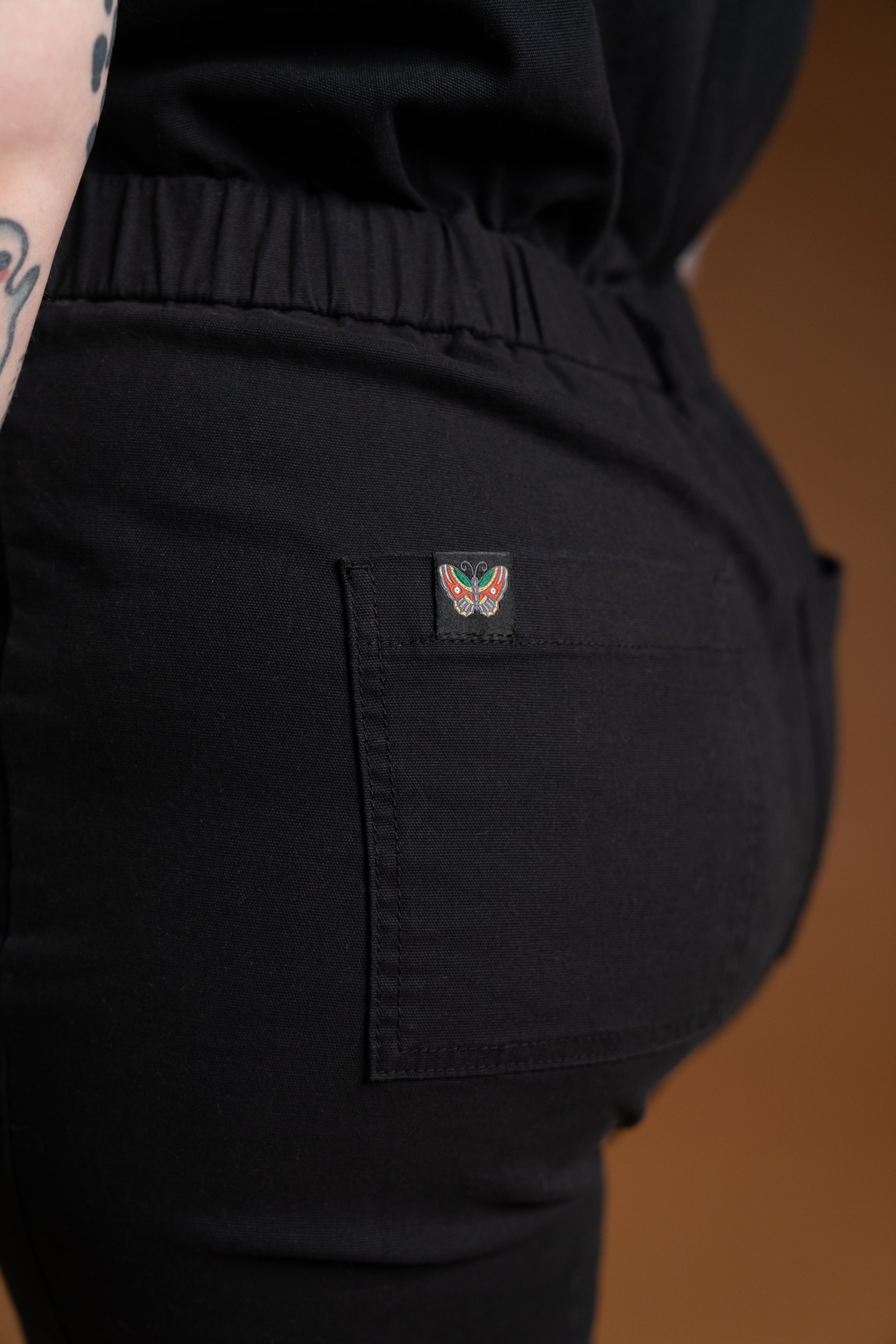 The Drew Utility Jumpsuit - Black
