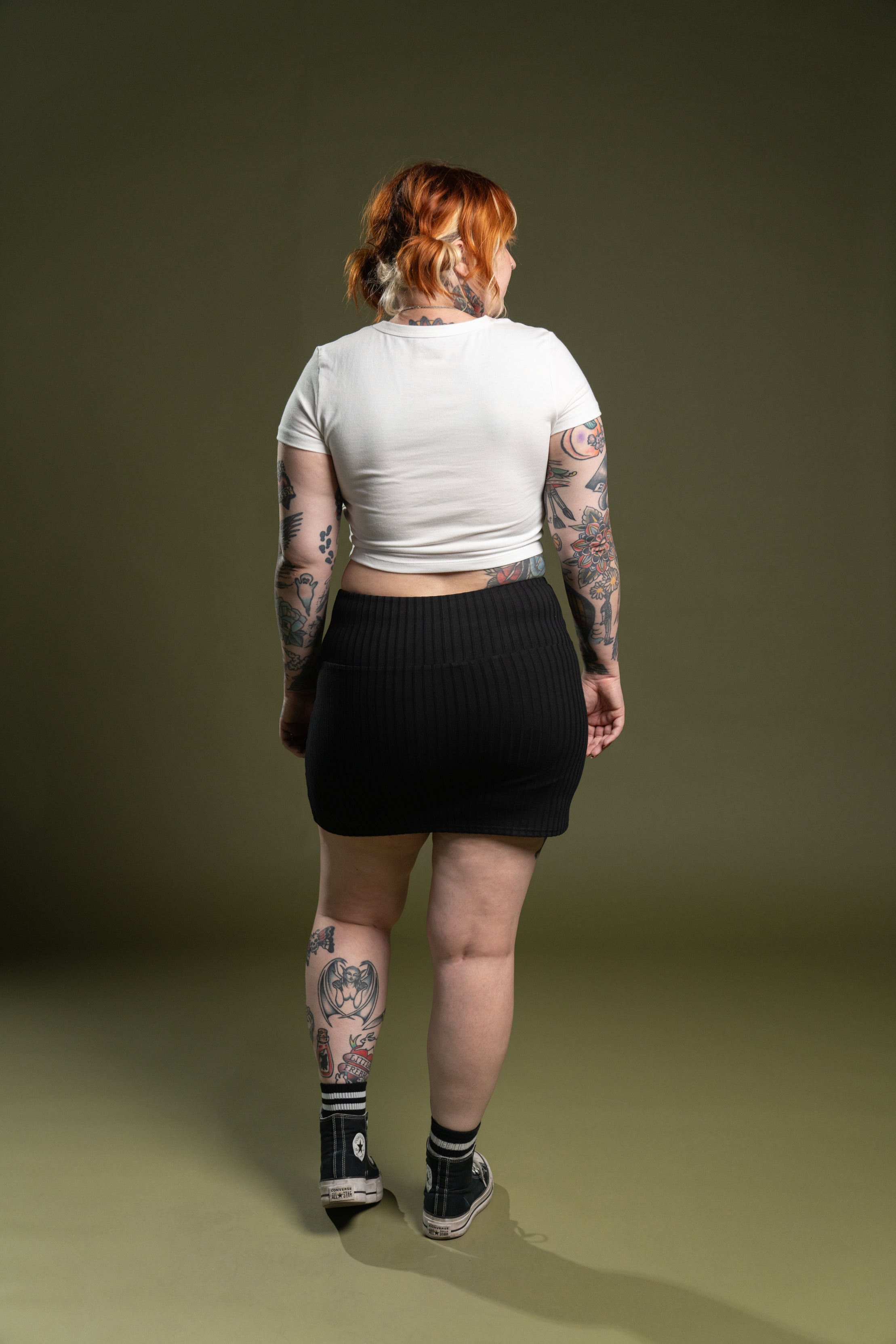 The Lennox Ribbed Skort