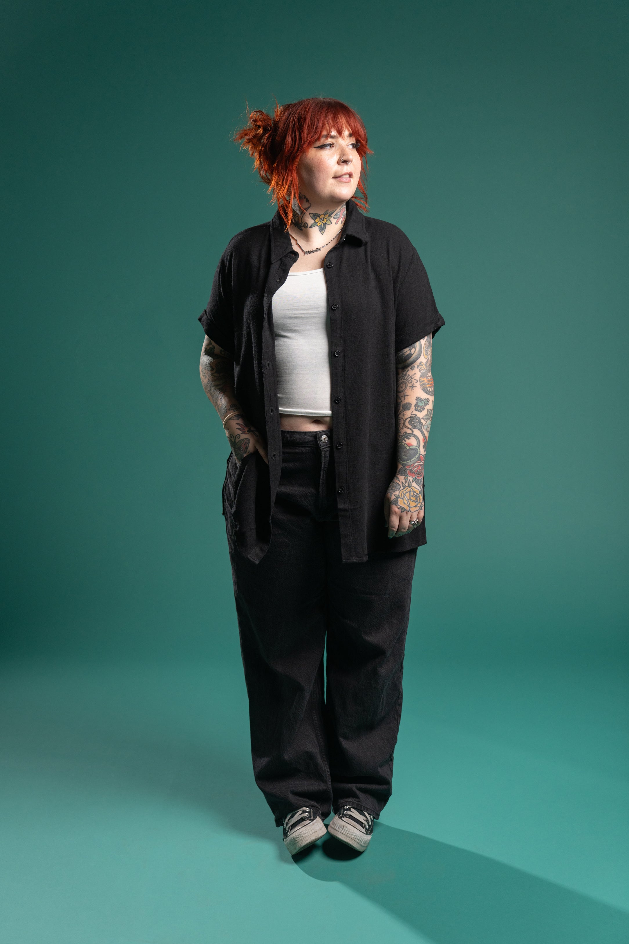 The Adrian Linen Shirt - Black