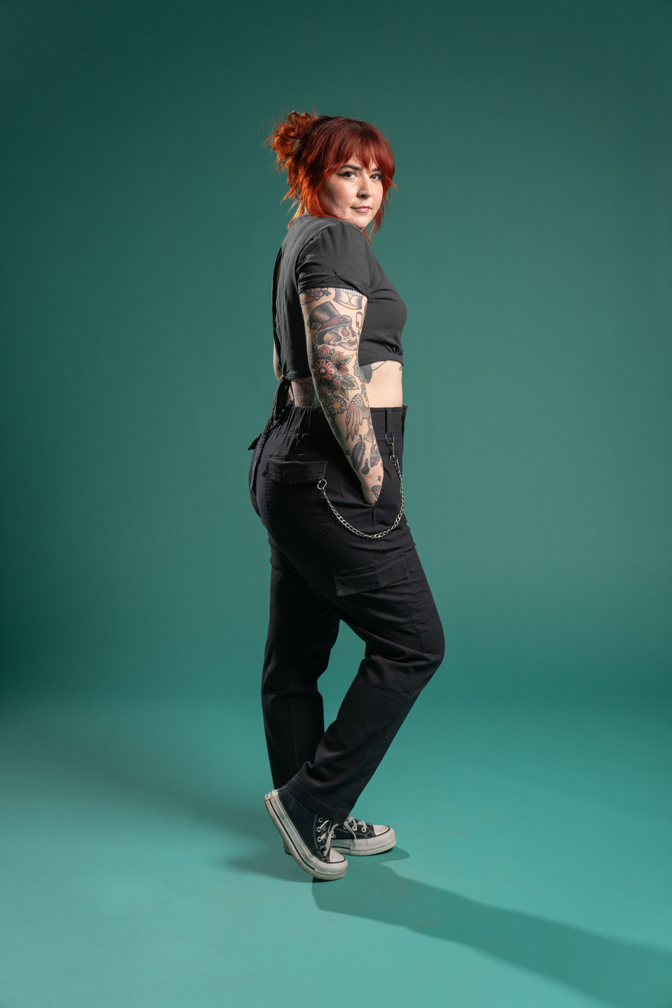 The Sloane Cargo Pant - Black