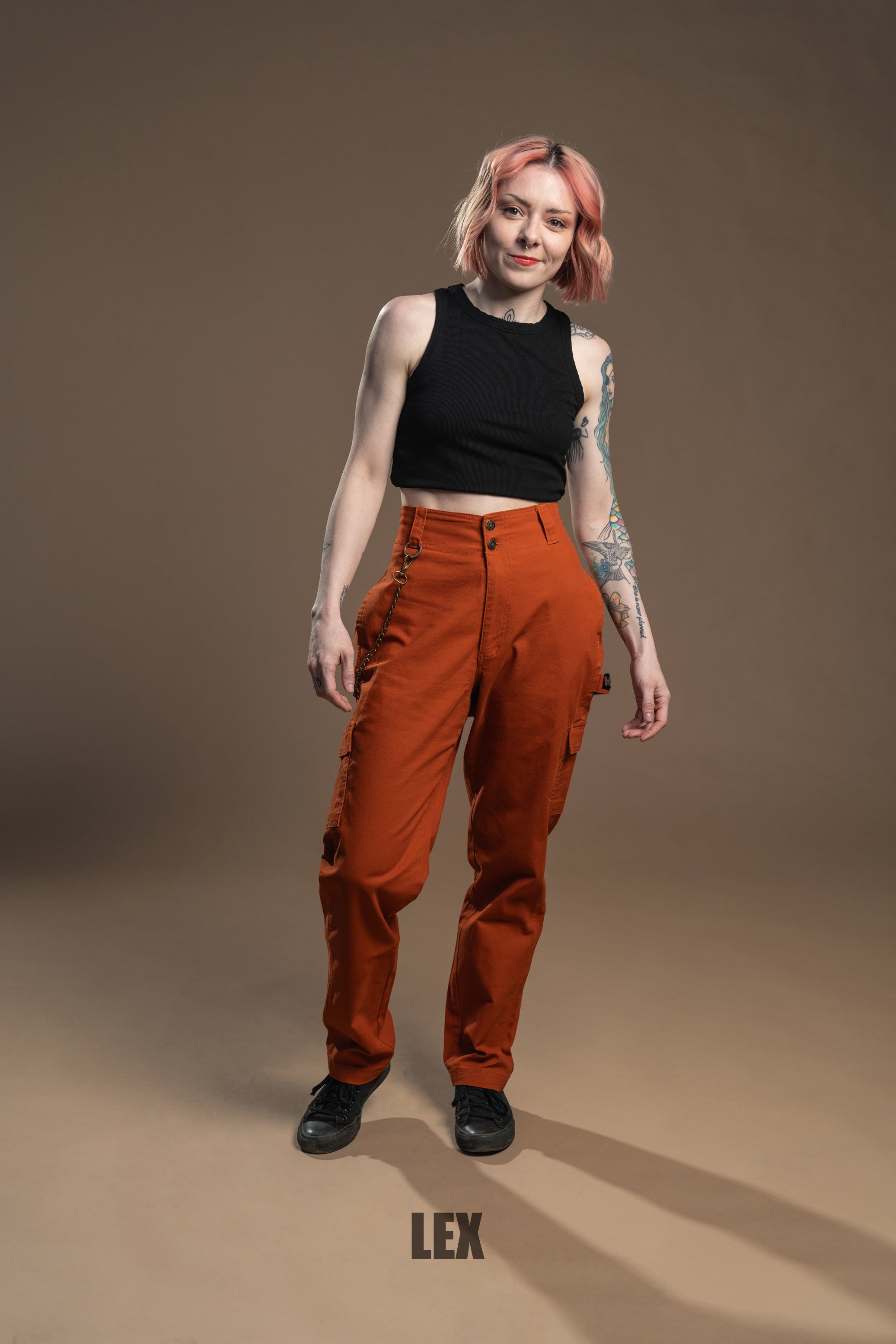 The Sloane Cargo Pant - Orange