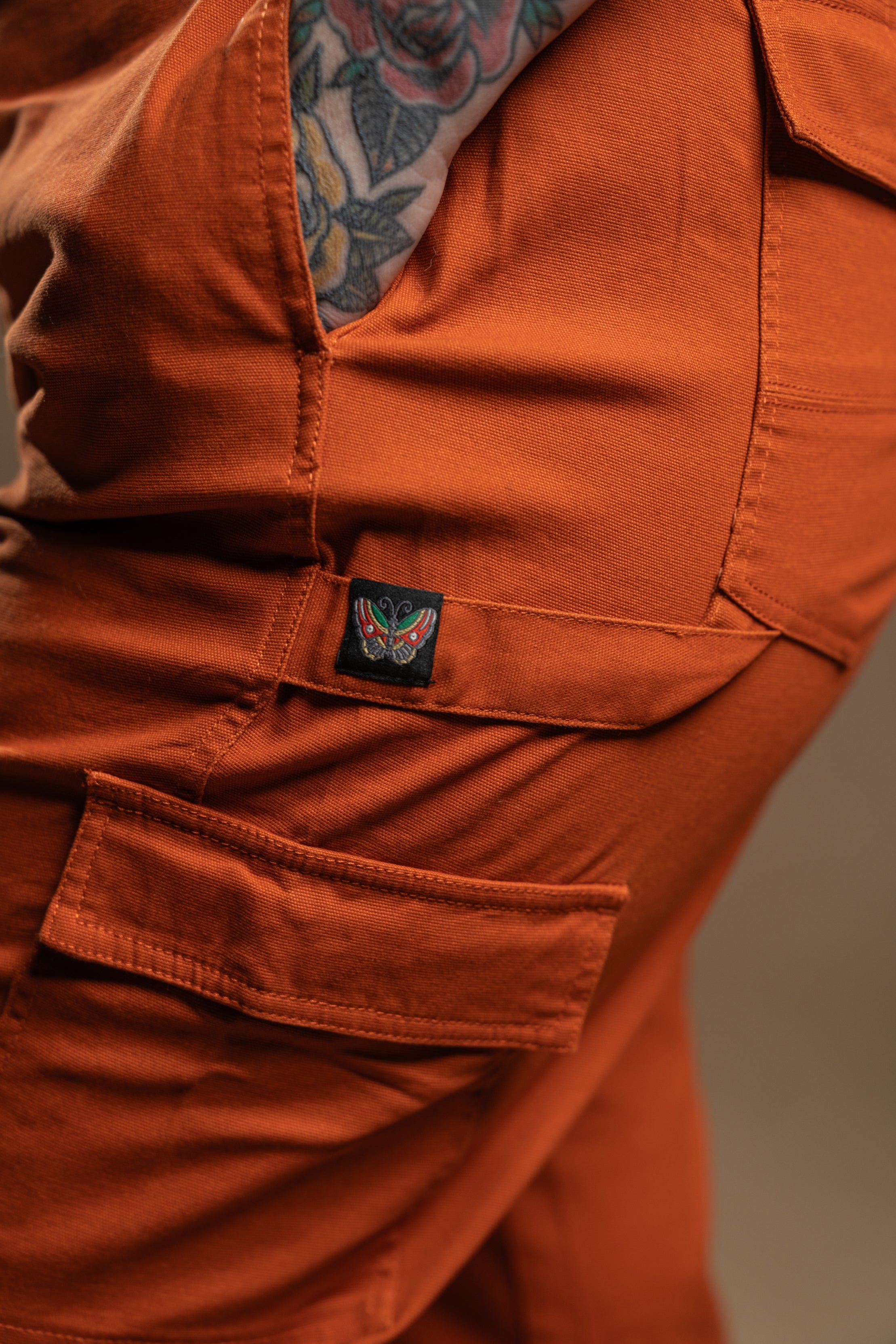 The Sloane Cargo Pant - Orange
