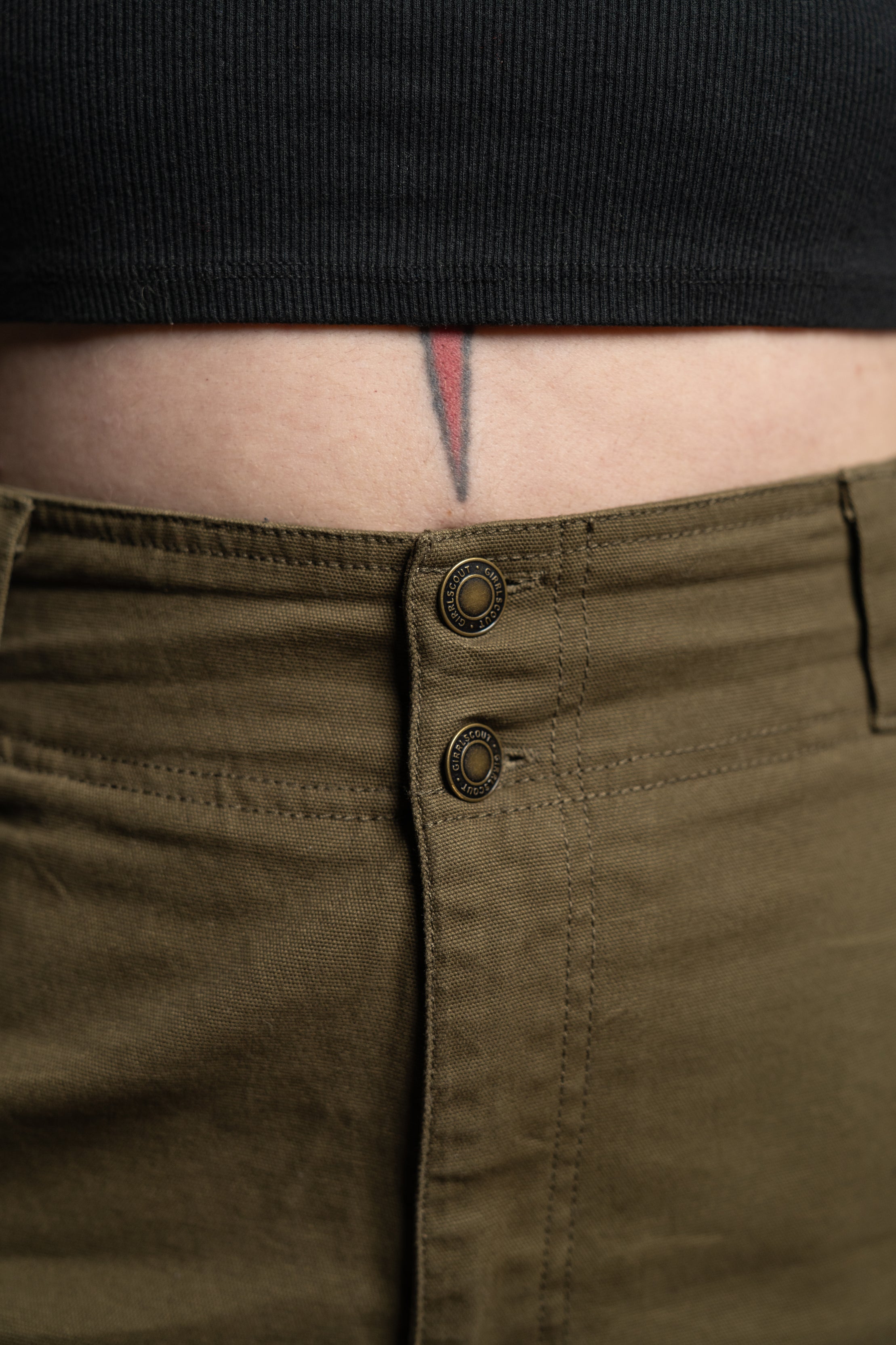 The Sloane Cargo Pant - Dark Olive