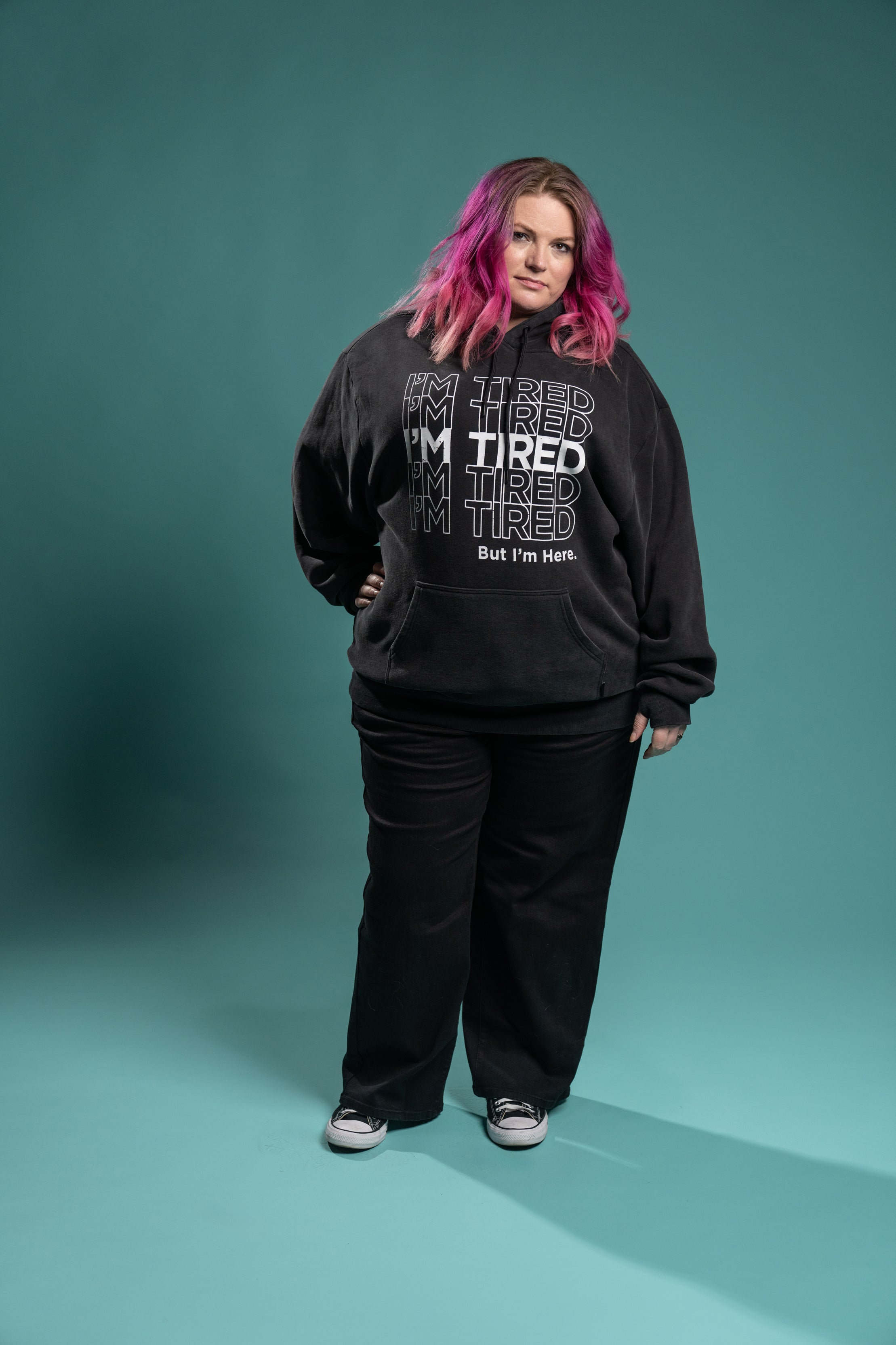 I'm Tired But I'm Here® OG Hoodie