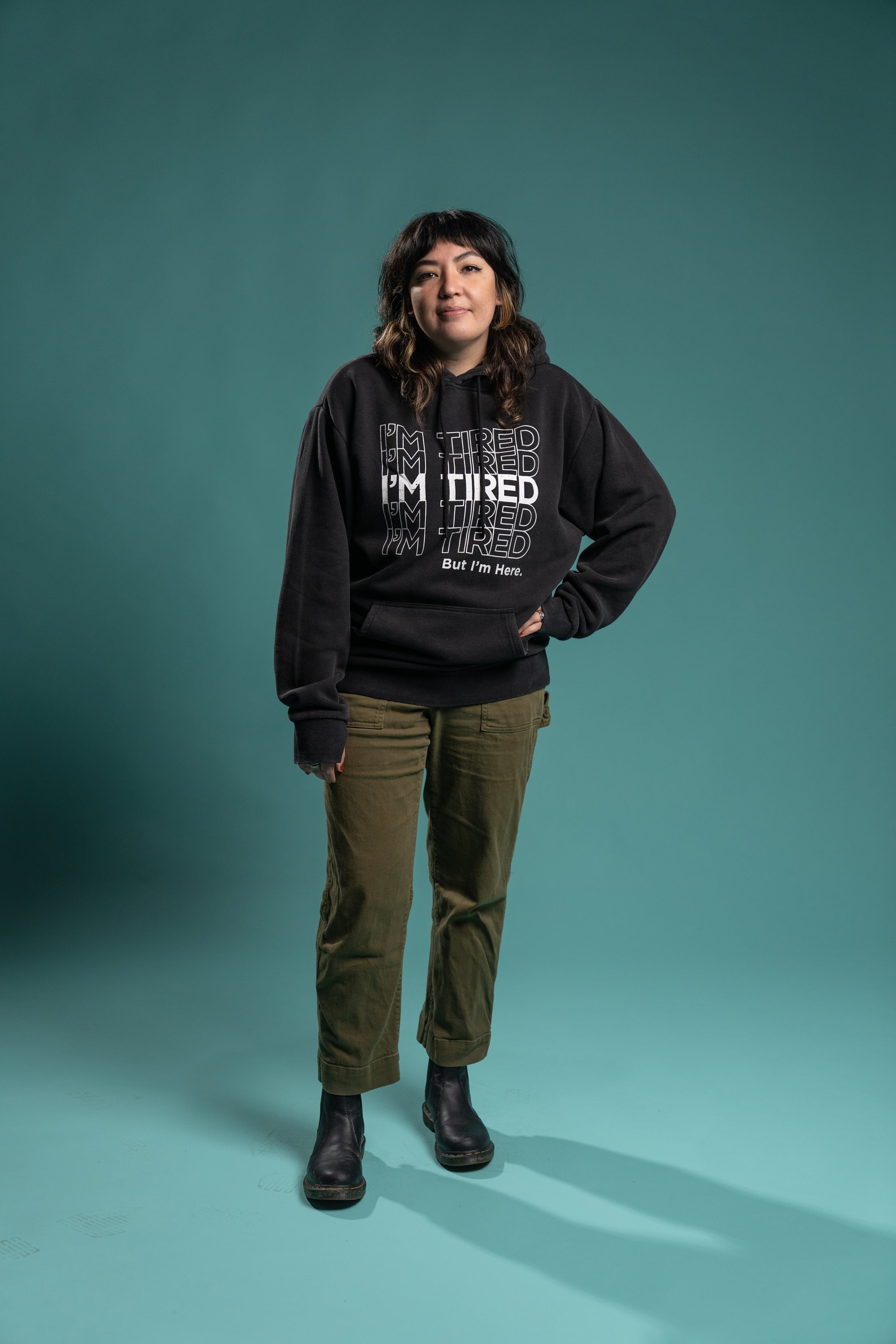 I'm Tired But I'm Here® OG Hoodie