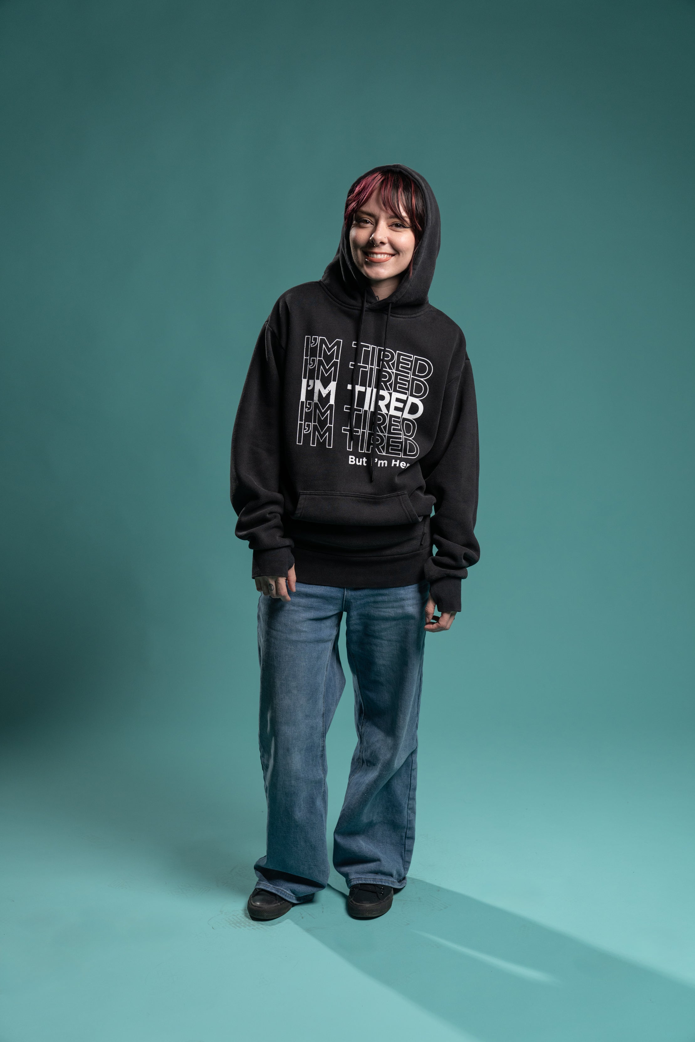 I'm Tired But I'm Here® OG Hoodie