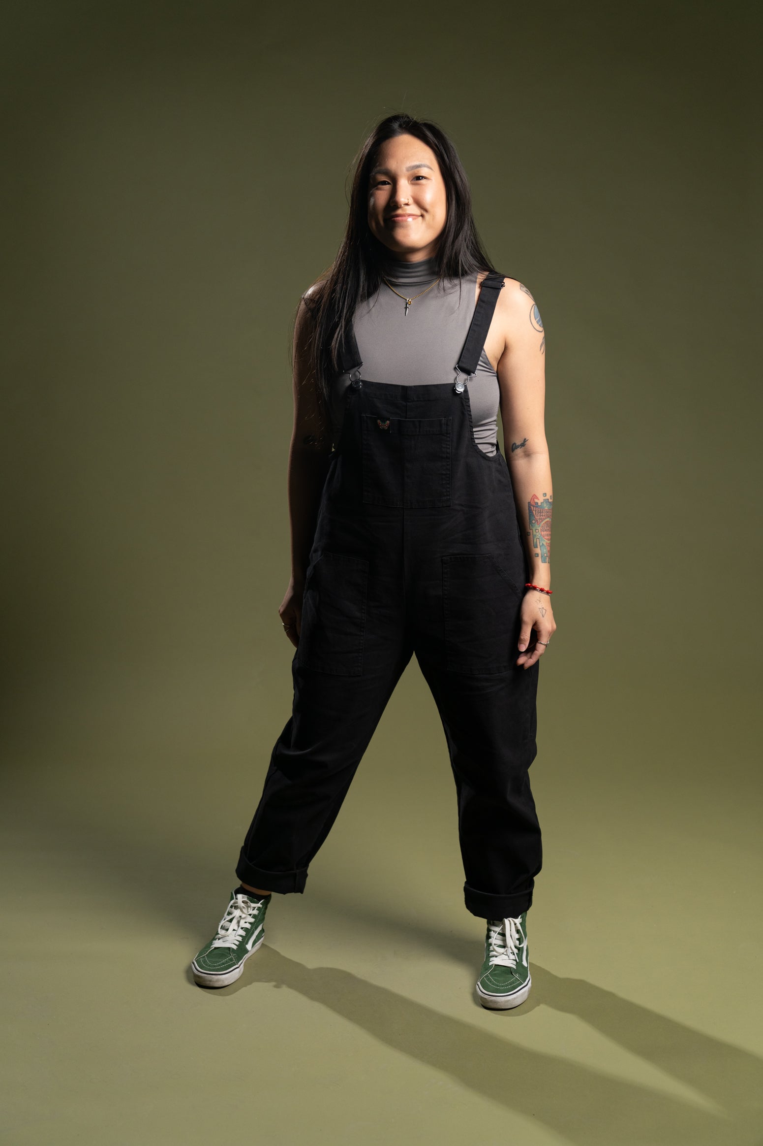 The Billie Overalls - Black