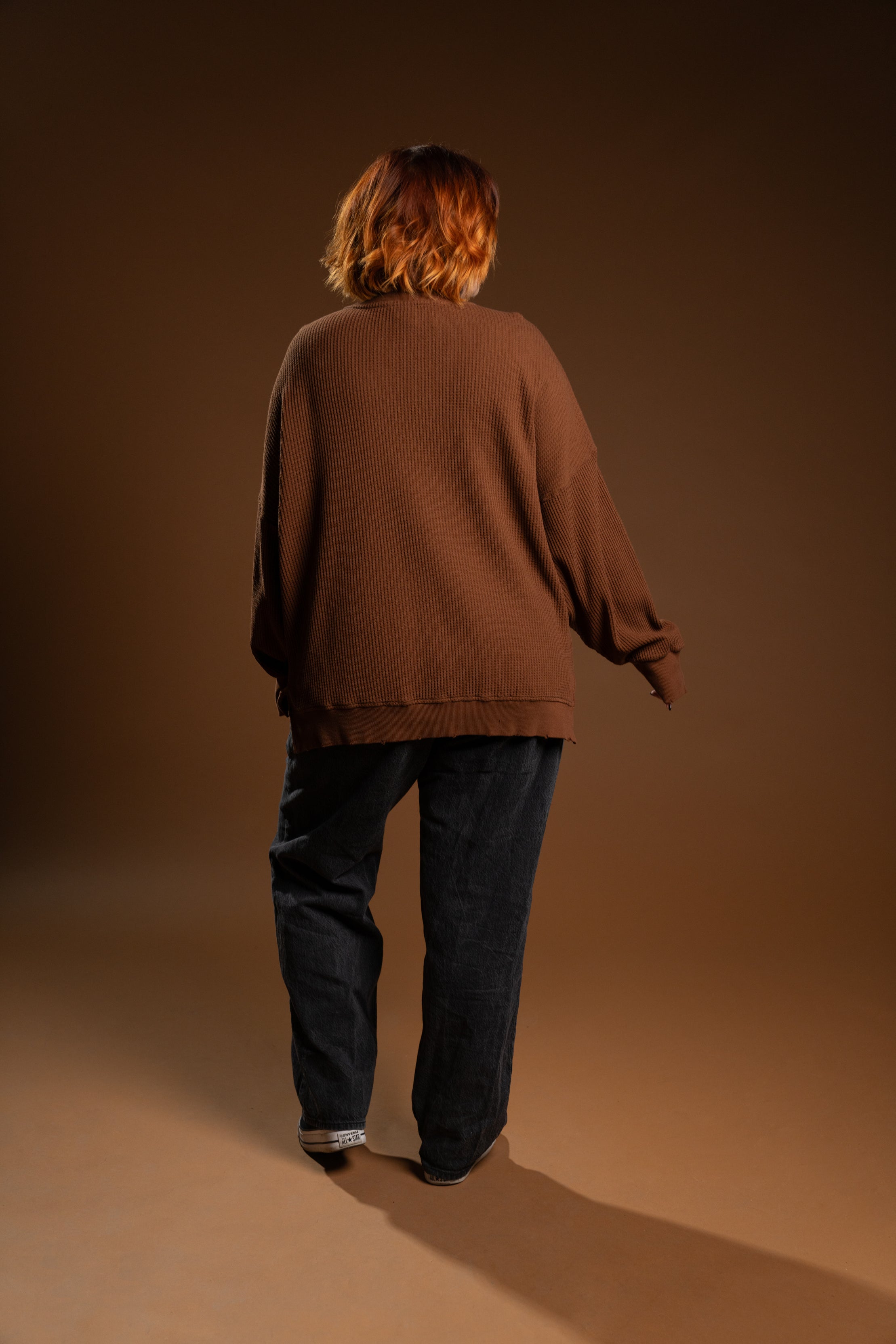 The Dylan Thermal Crewneck - Chocolate