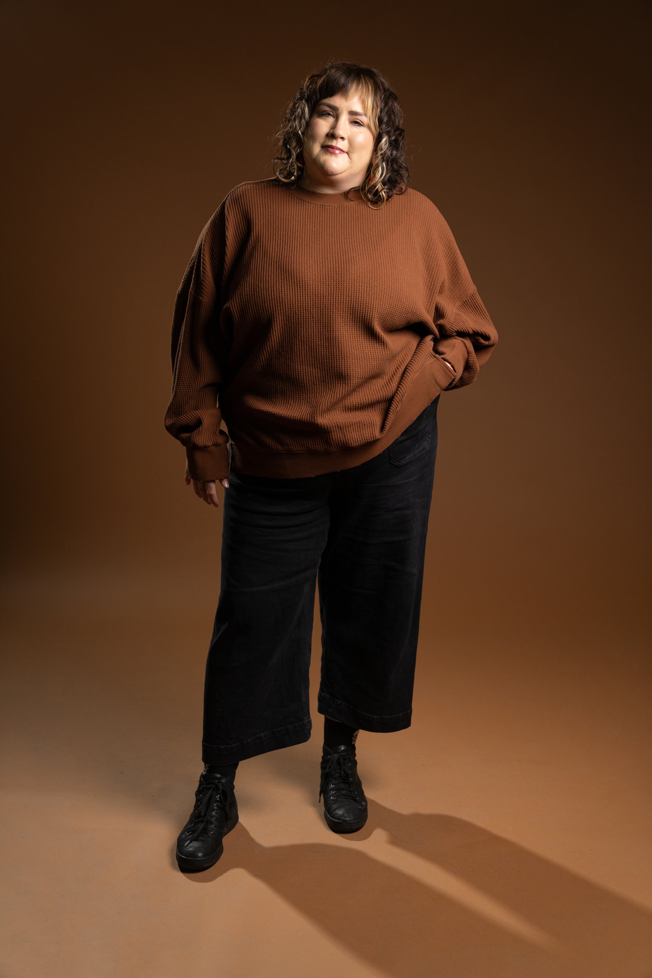 The Dylan Thermal Crewneck - Chocolate