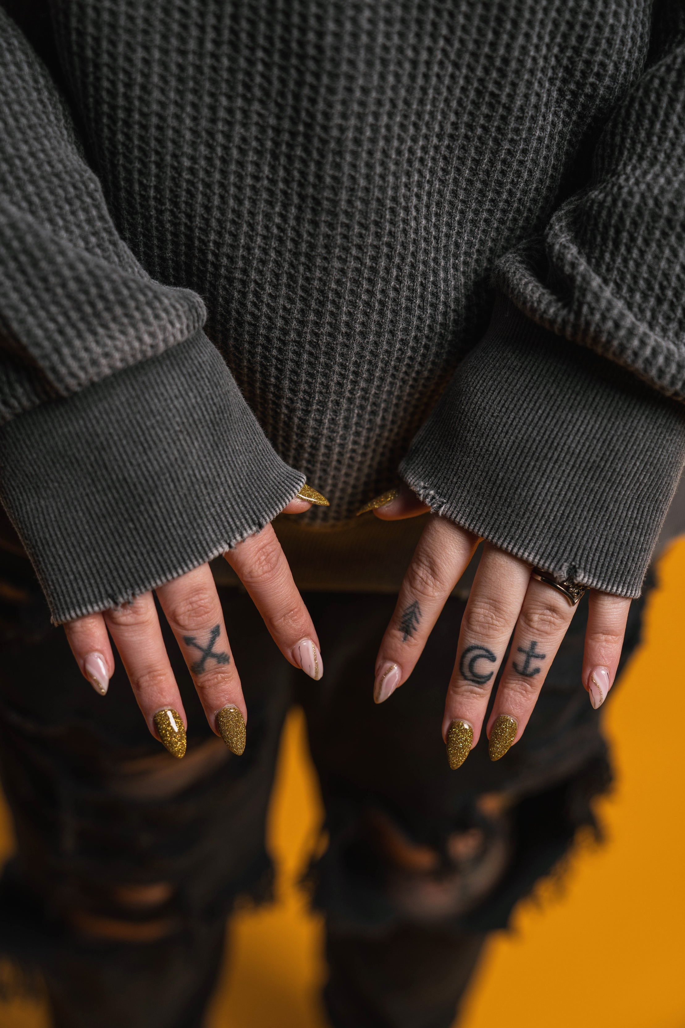 The Dylan Thermal Crewneck - Washed Grey