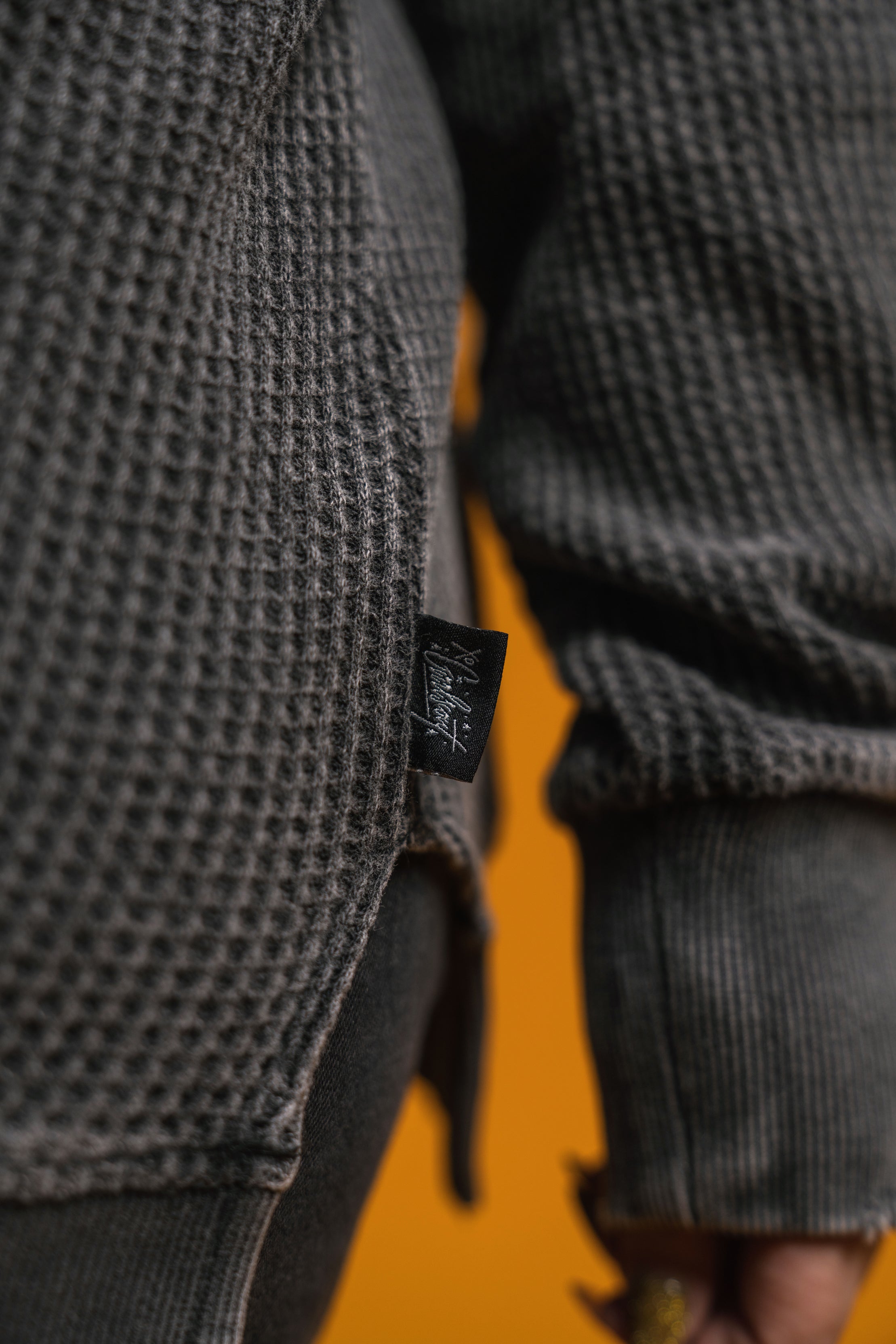 The Dylan Thermal Crewneck - Washed Grey