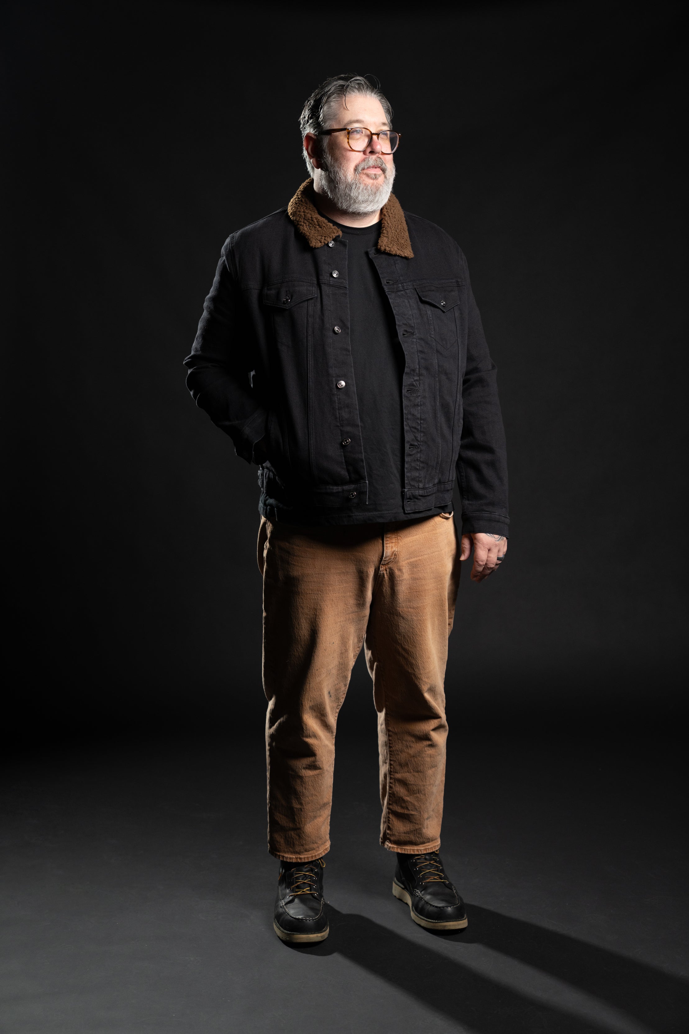 Wyatt Denim Sherpa Jacket