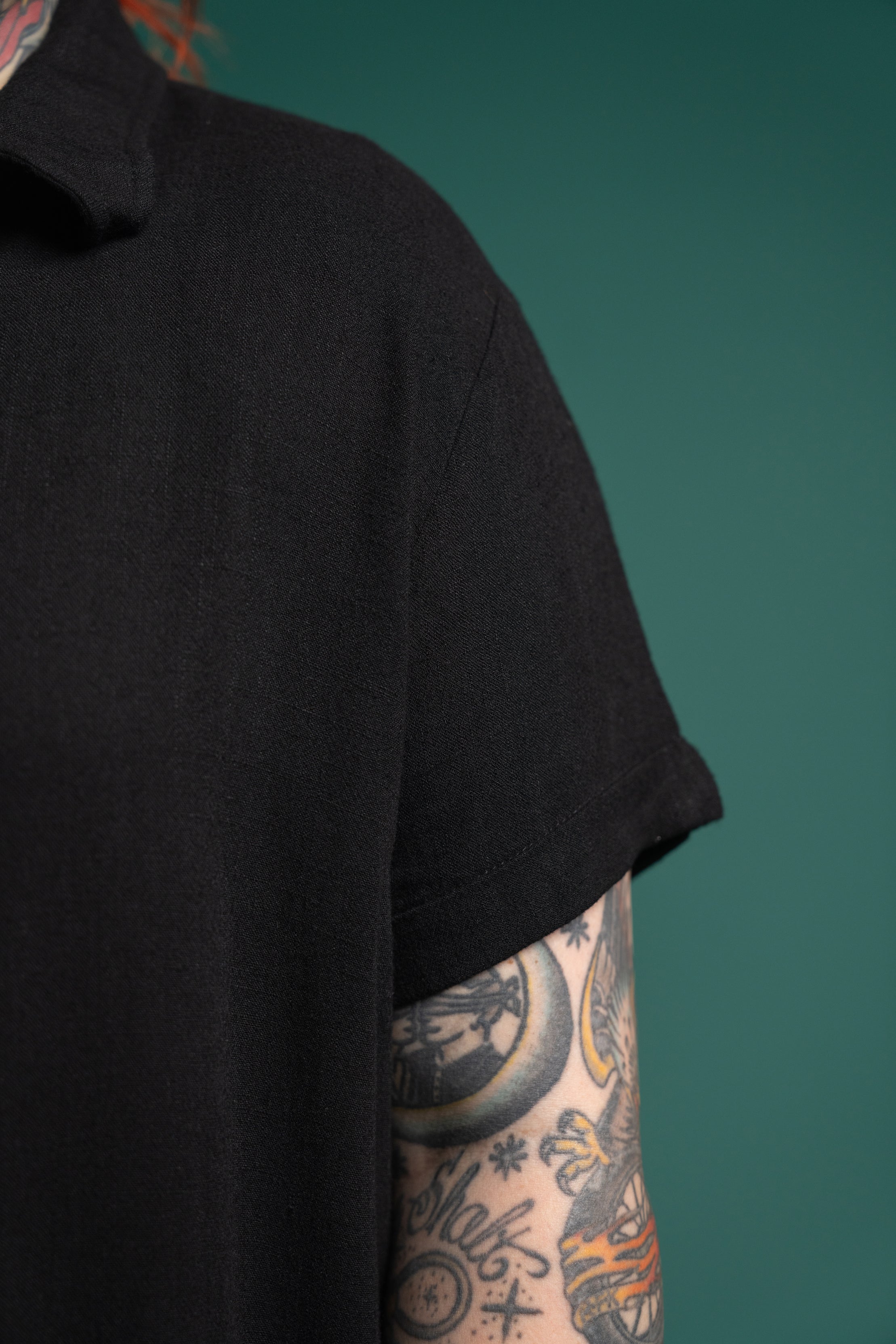 The Adrian Linen Shirt - Black