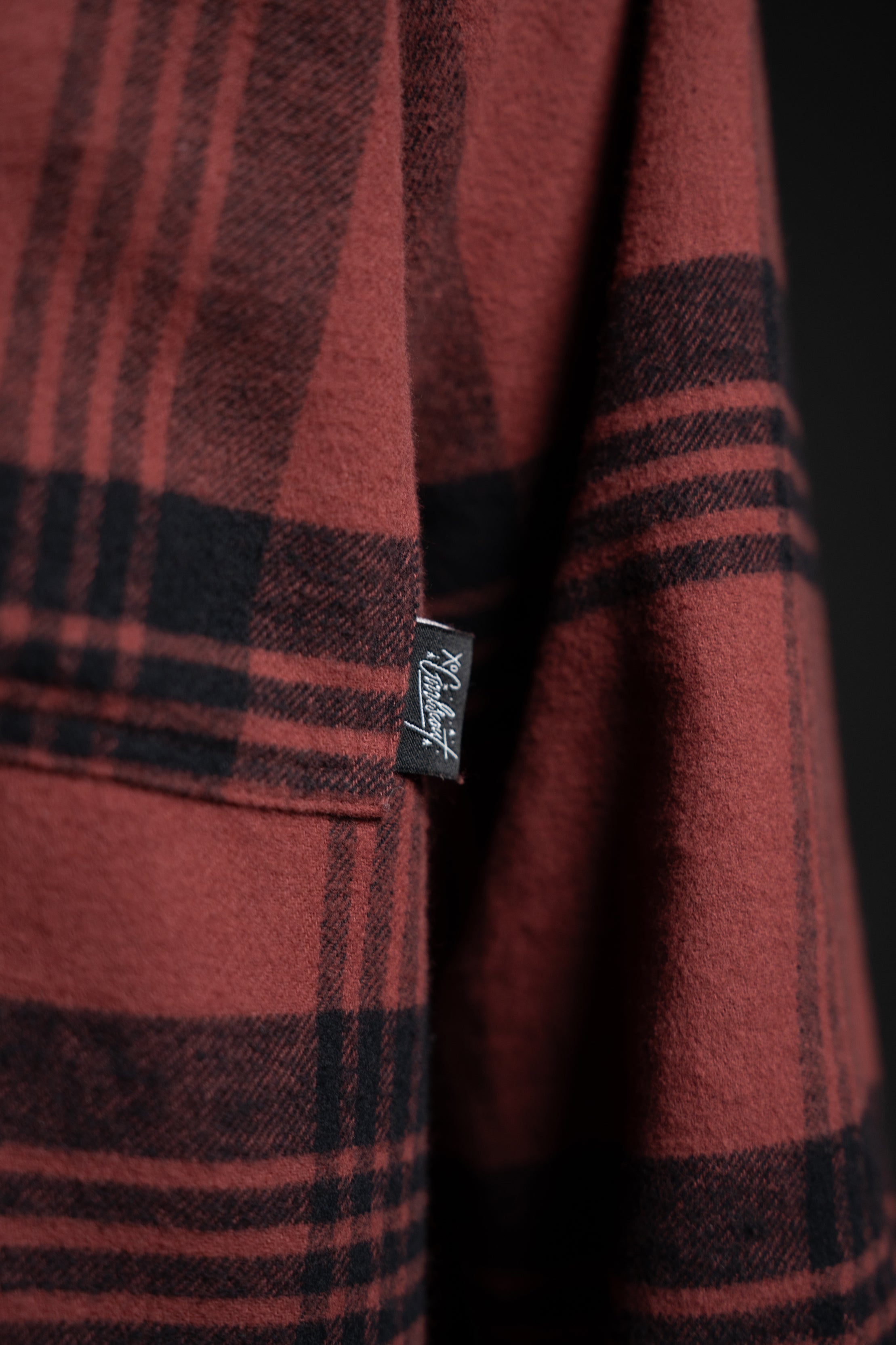 Sam Oversized Flannel - Maroon