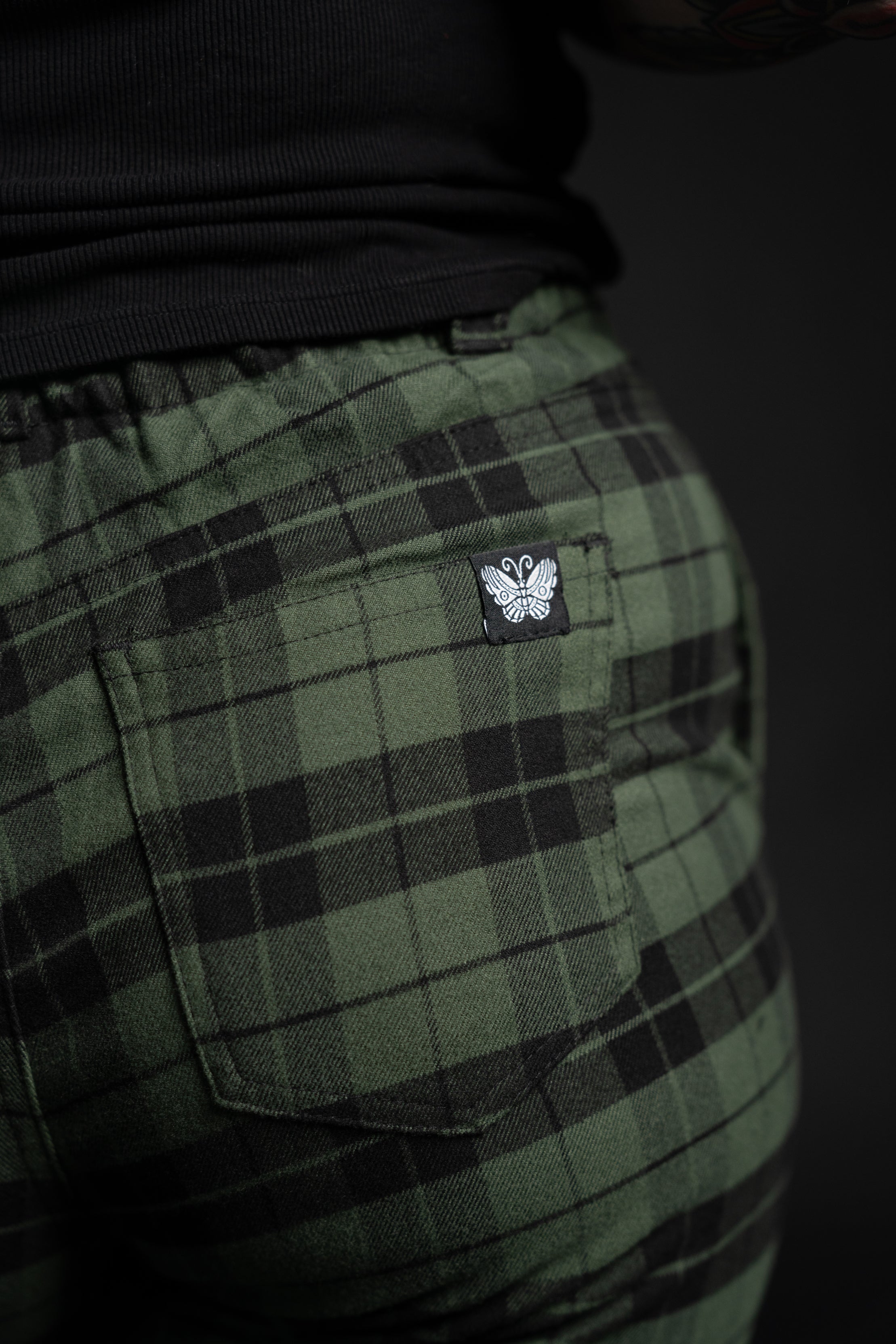 Jude Plaid Trouser - Green