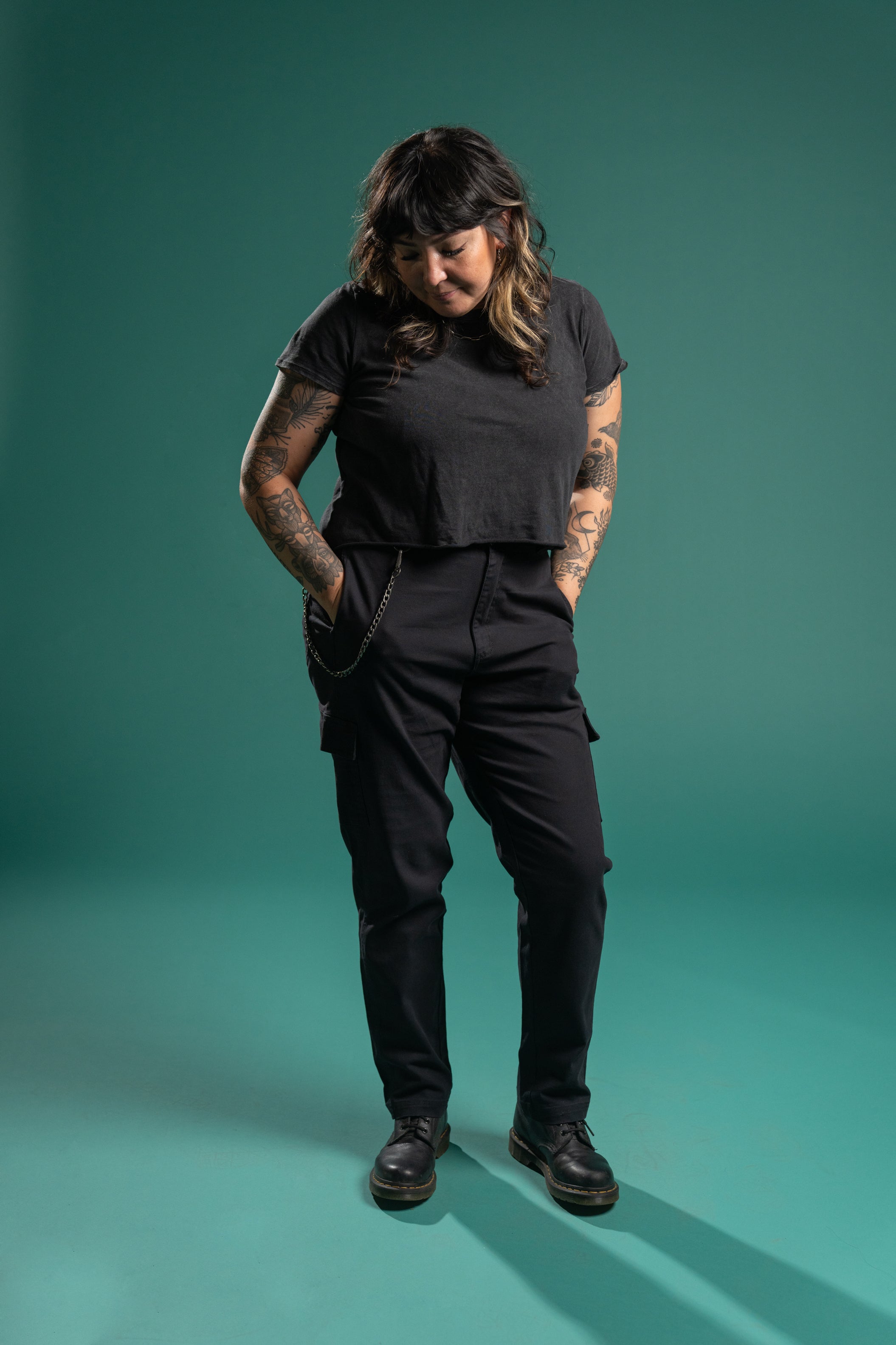 The Sloane Cargo Pant - Black