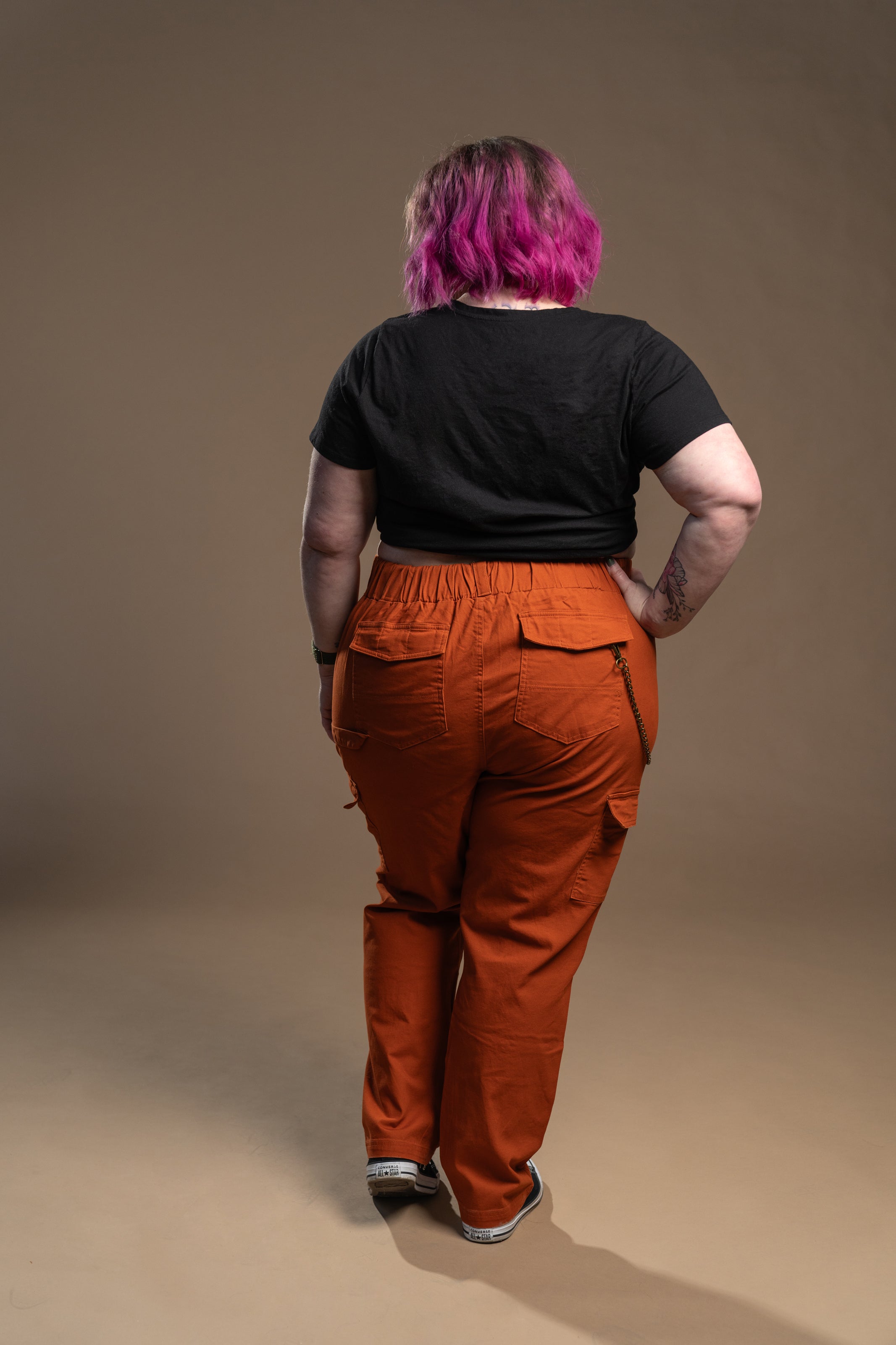 The Sloane Cargo Pant - Orange