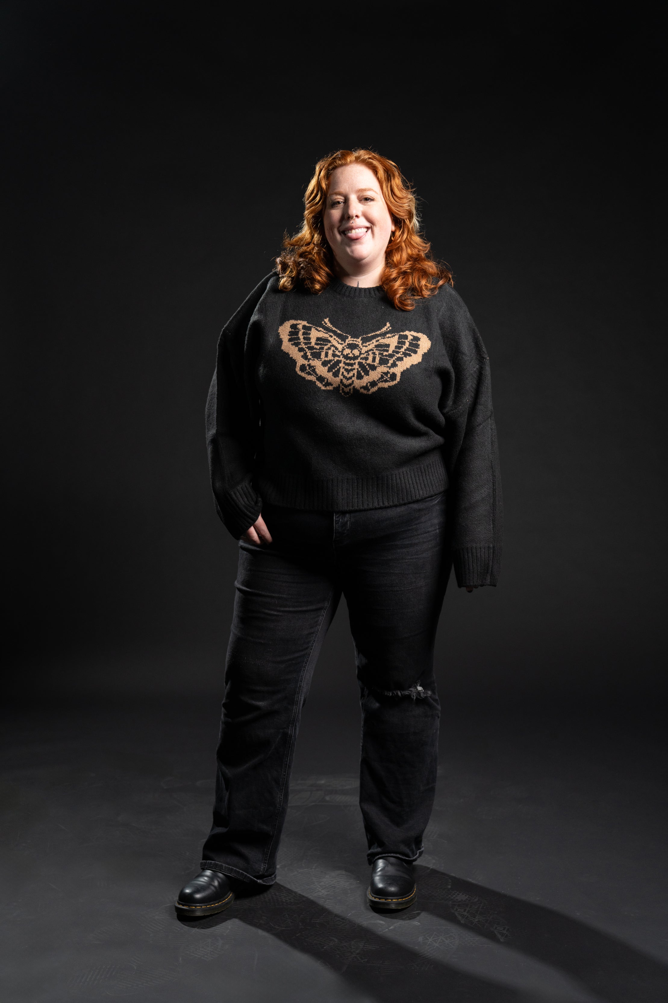 The Carter Knit Sweater - Death Moth