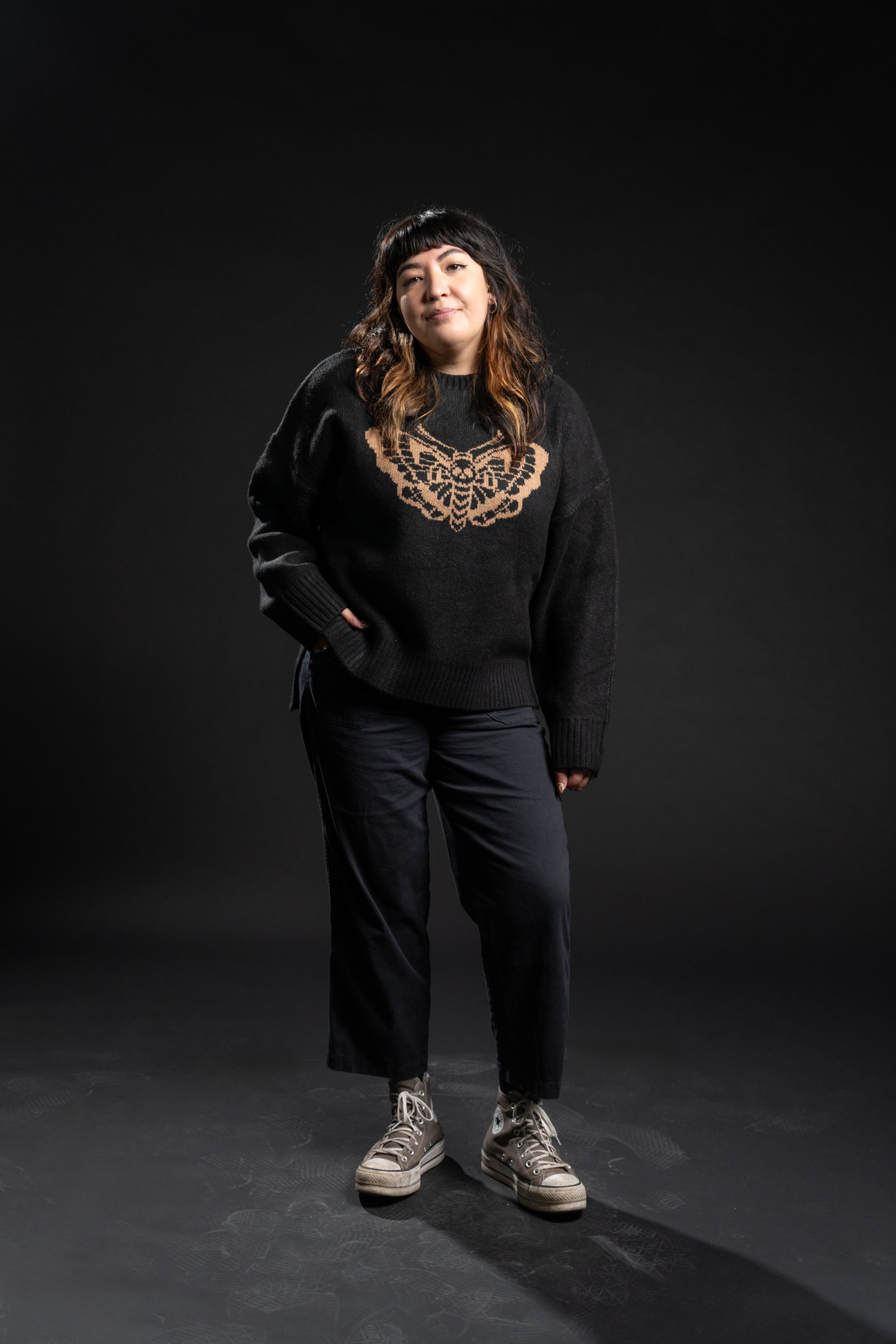 The Carter Knit Sweater - Death Moth