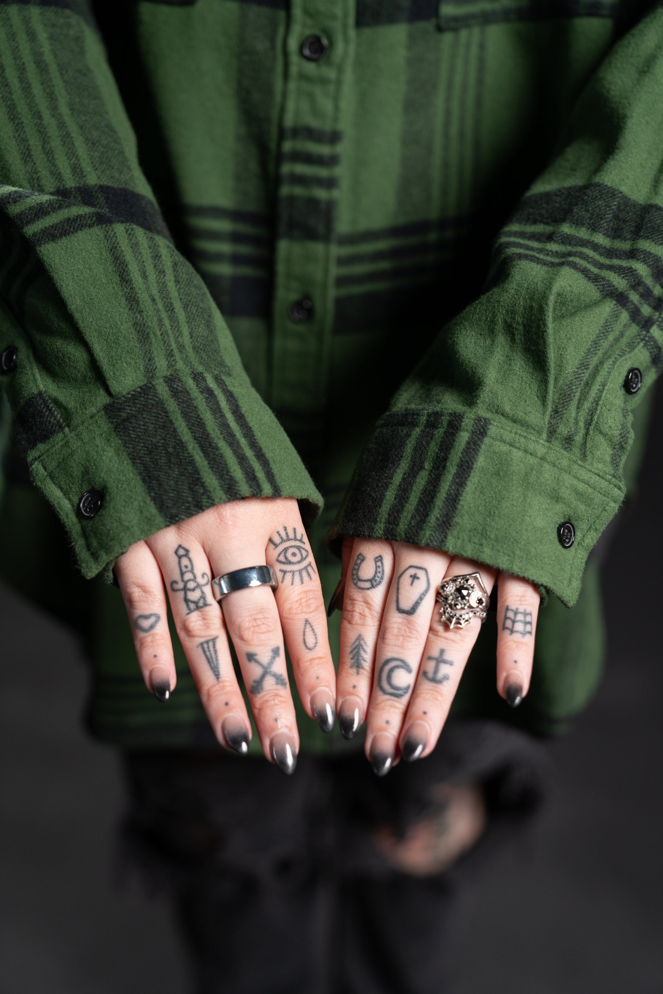 The Sam Oversized Flannel - Green