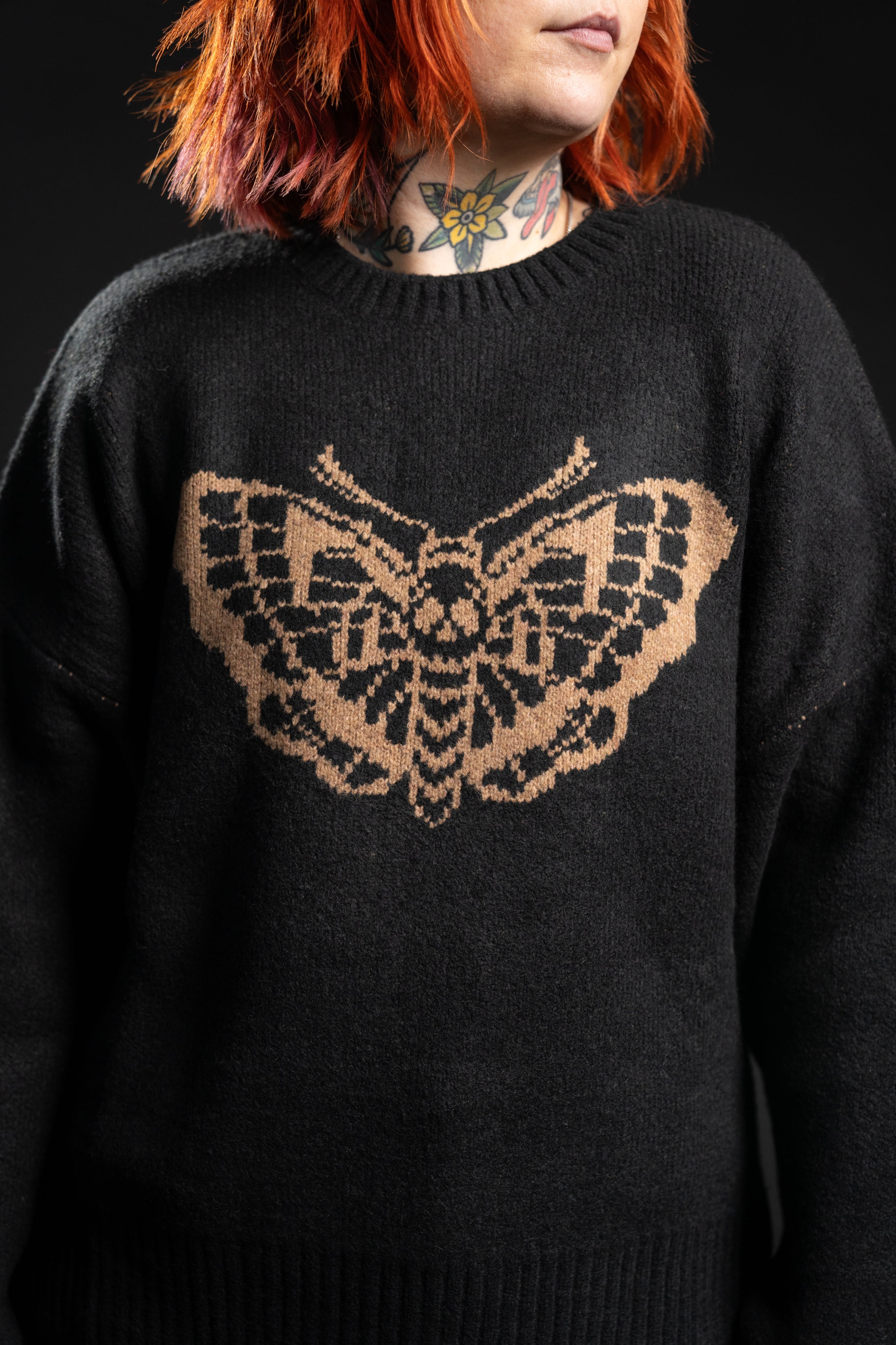 The Carter Knit Sweater - Death Moth
