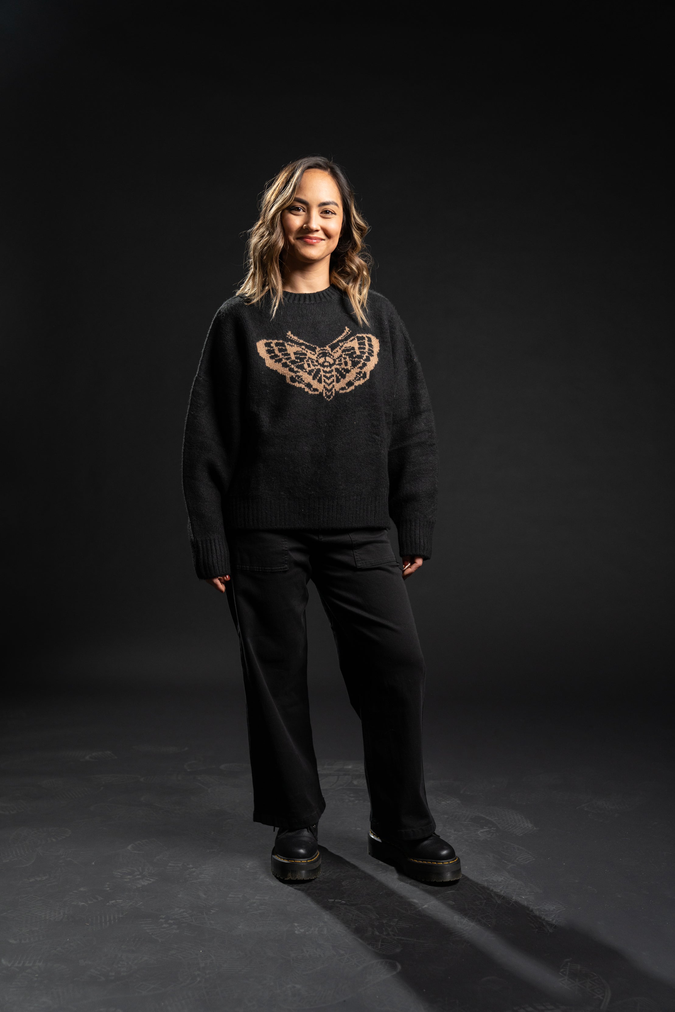 The Carter Knit Sweater - Death Moth
