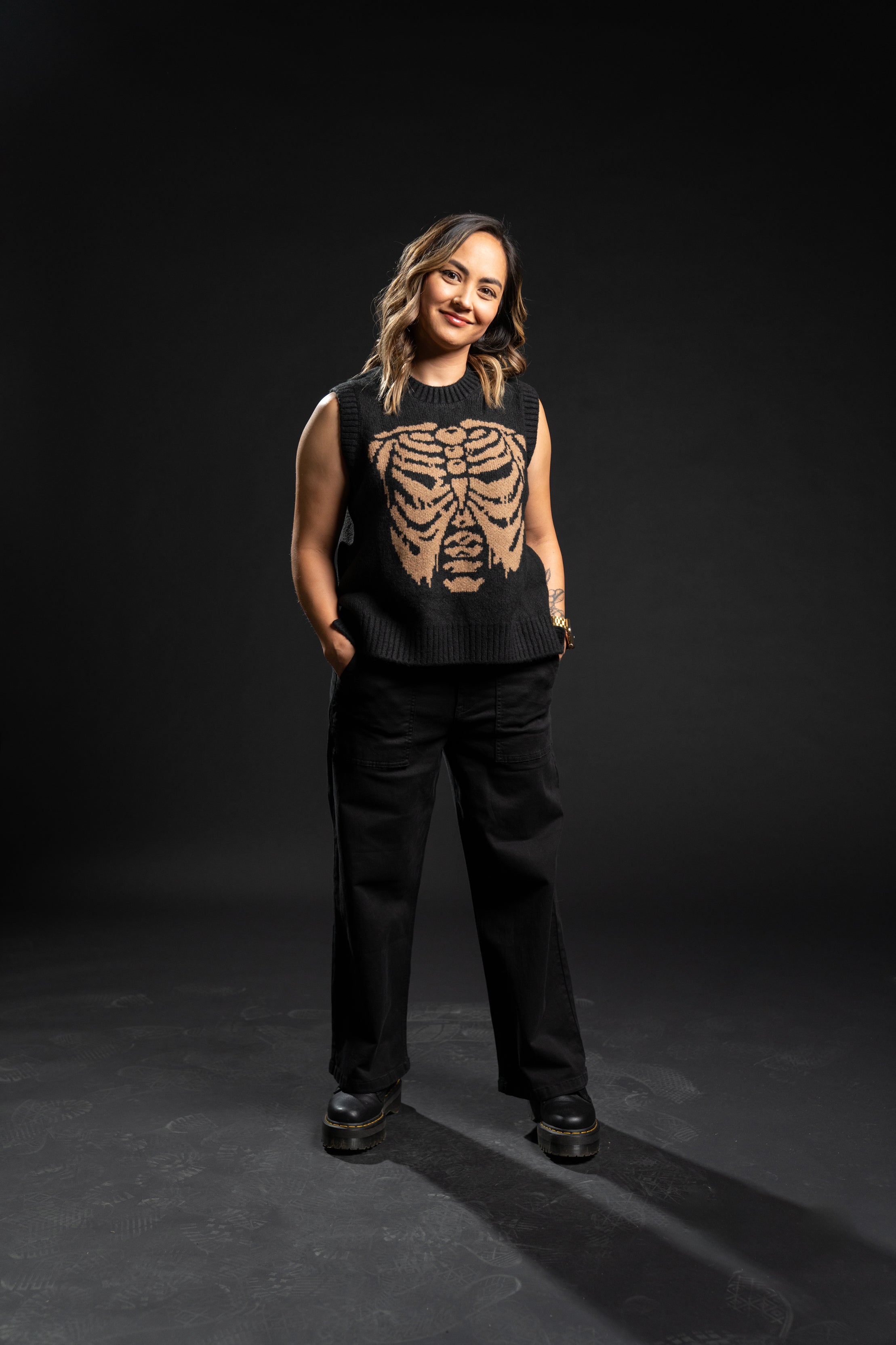 The Ozzie Knit Sweater Vest - Ribcage