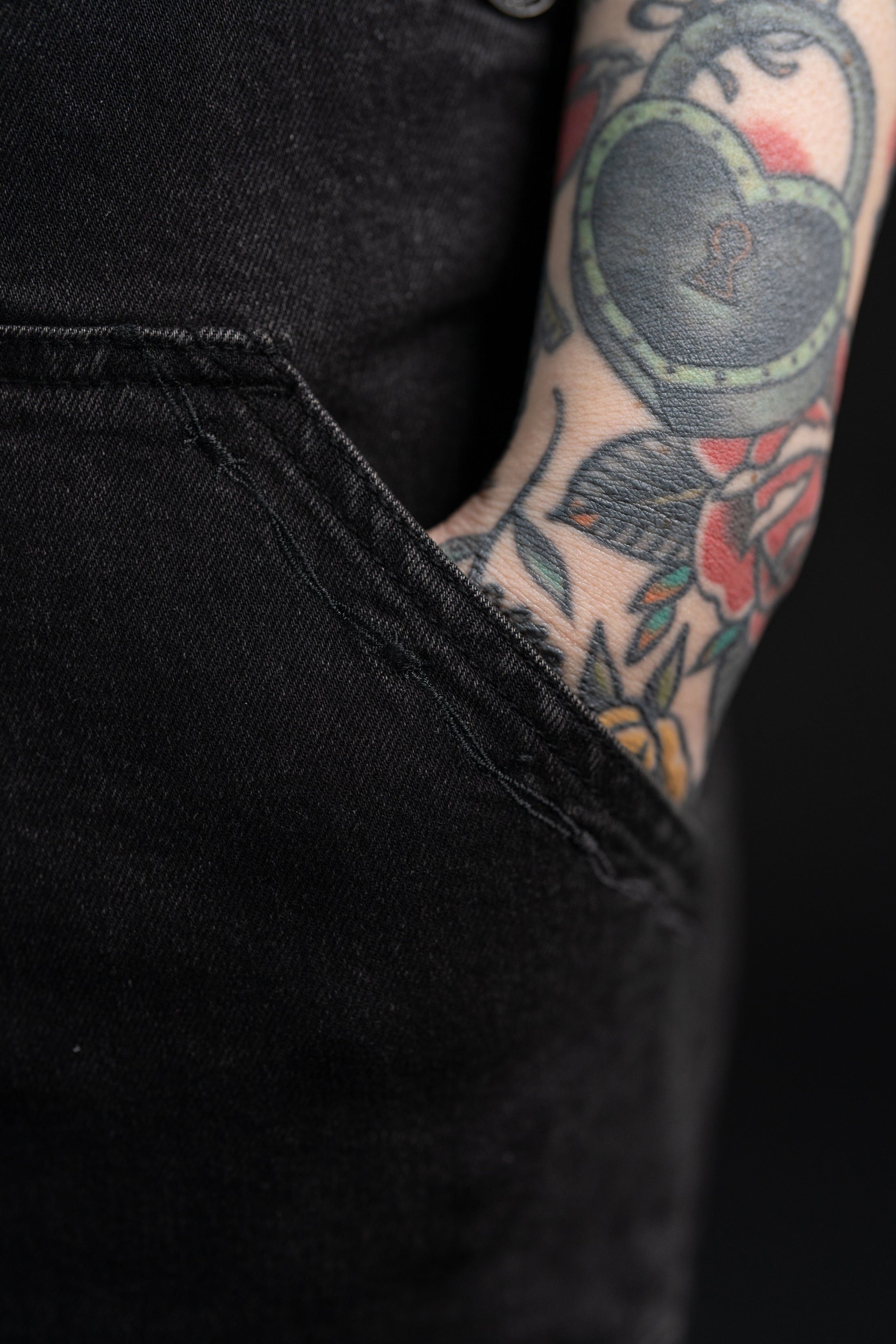 Bobbi Denim Overalls - Black