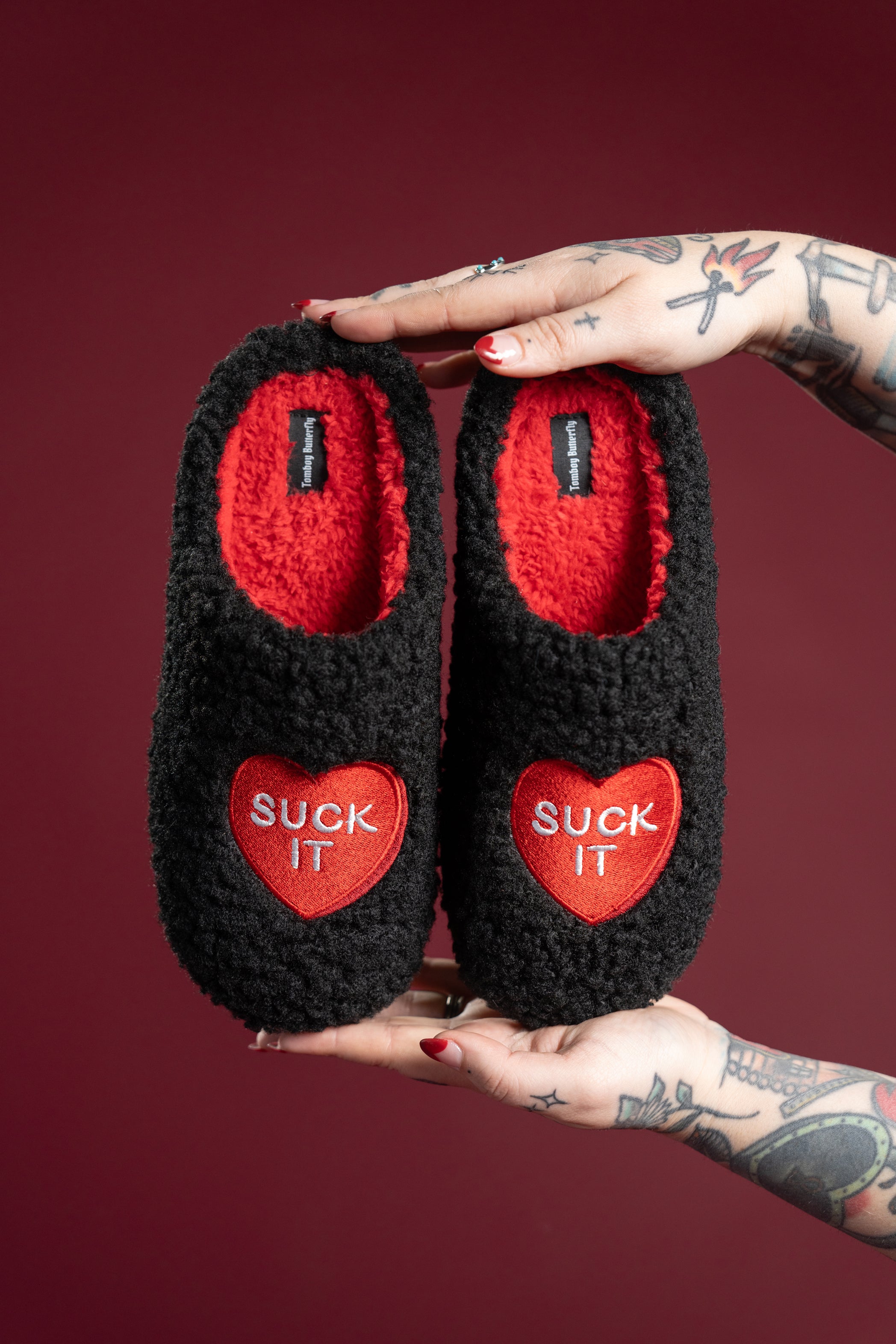 The Suck It Valentine's Slippers (Limited Edition)