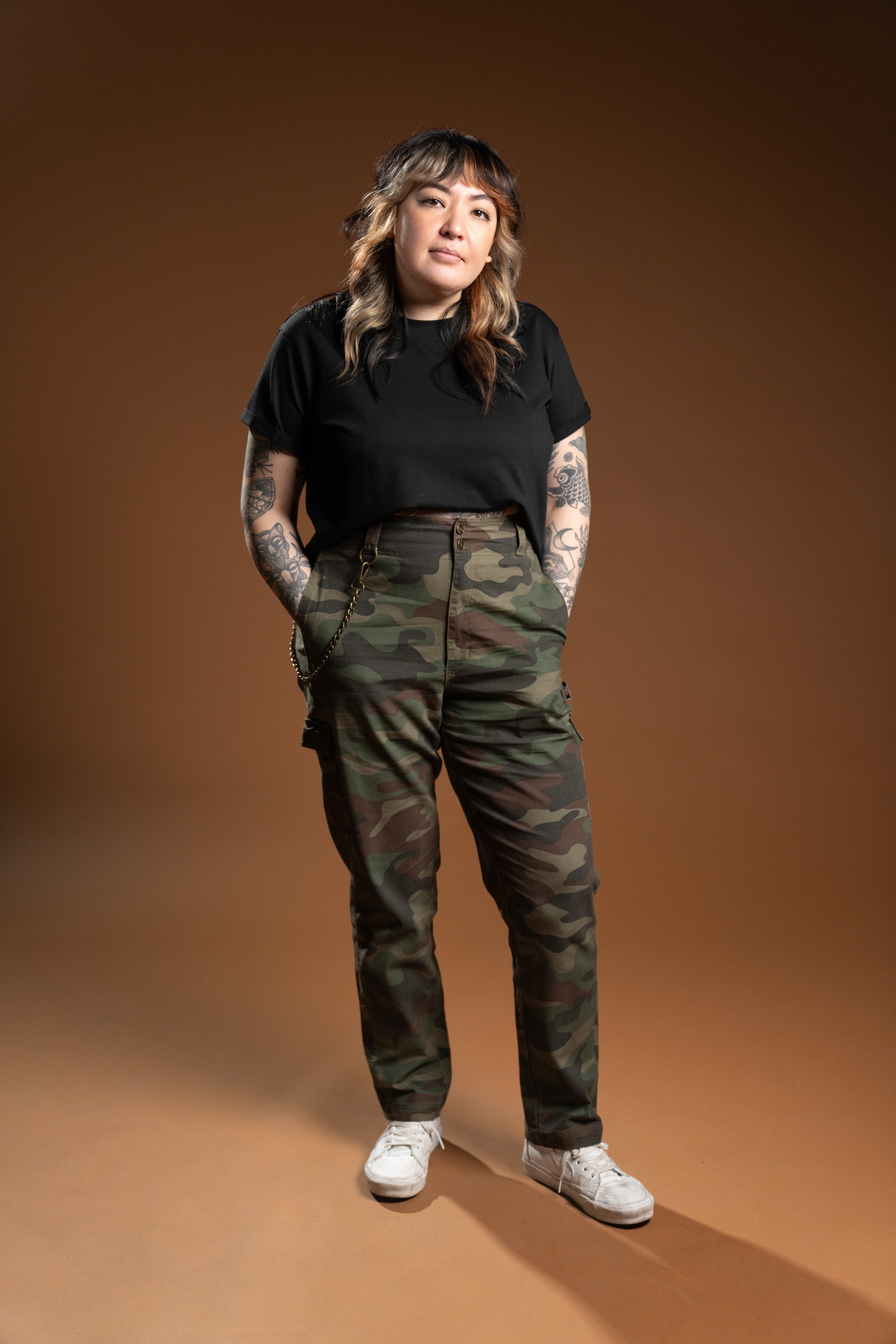 The Sloane Cargo Pant - Camo