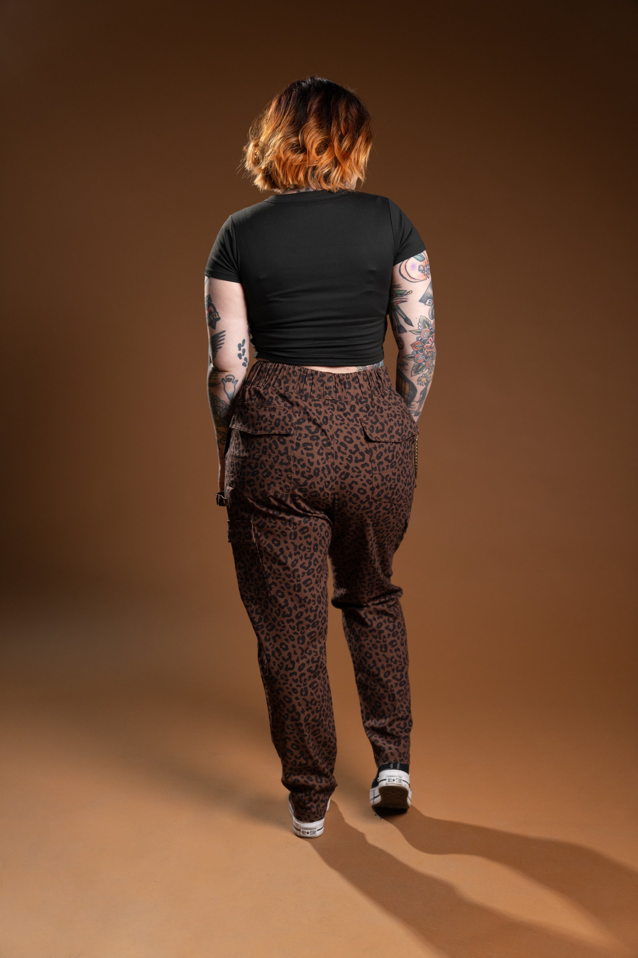 The Sloane Cargo Pant - Leopard