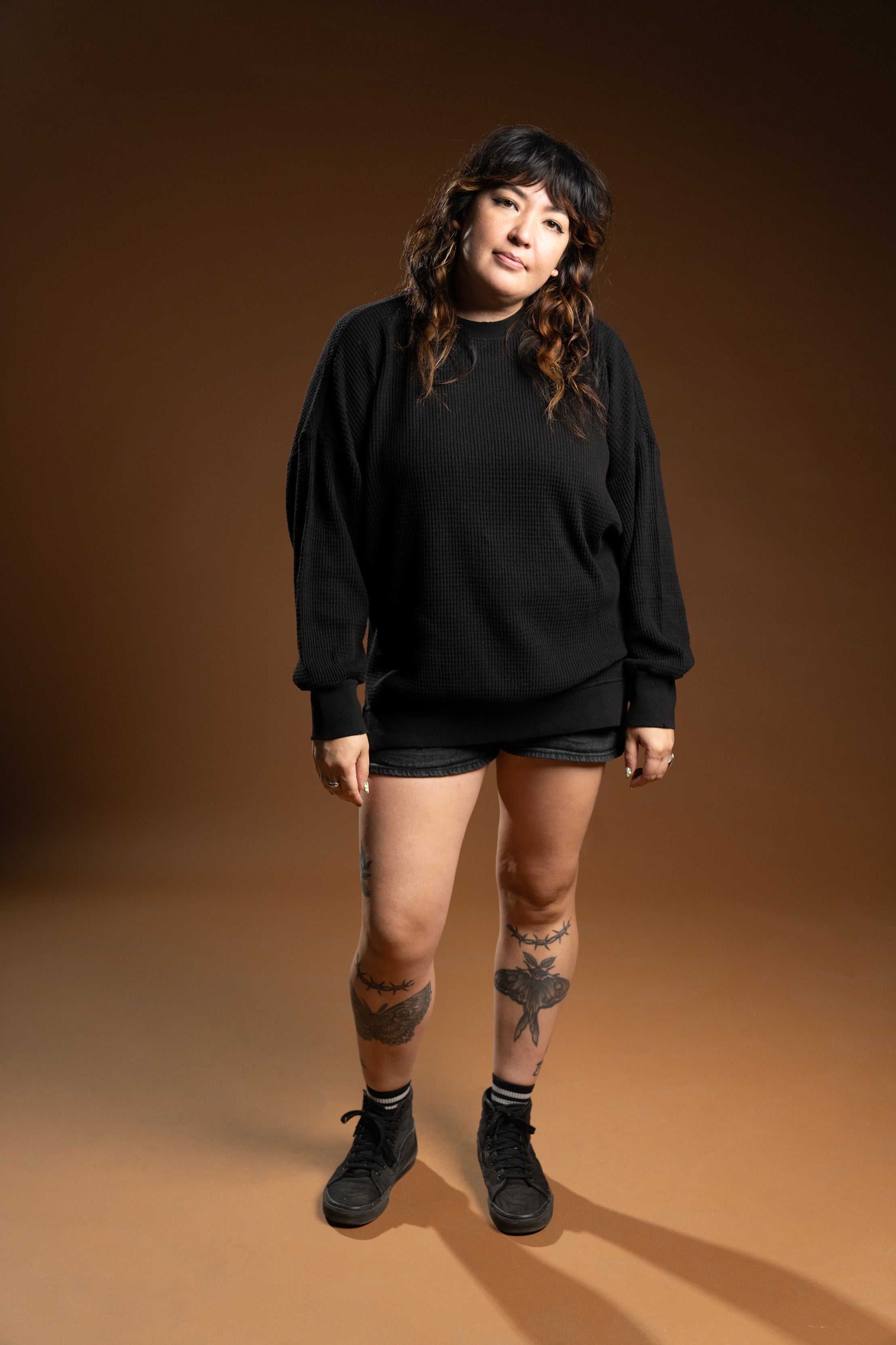 The Dylan Thermal Crewneck - Black