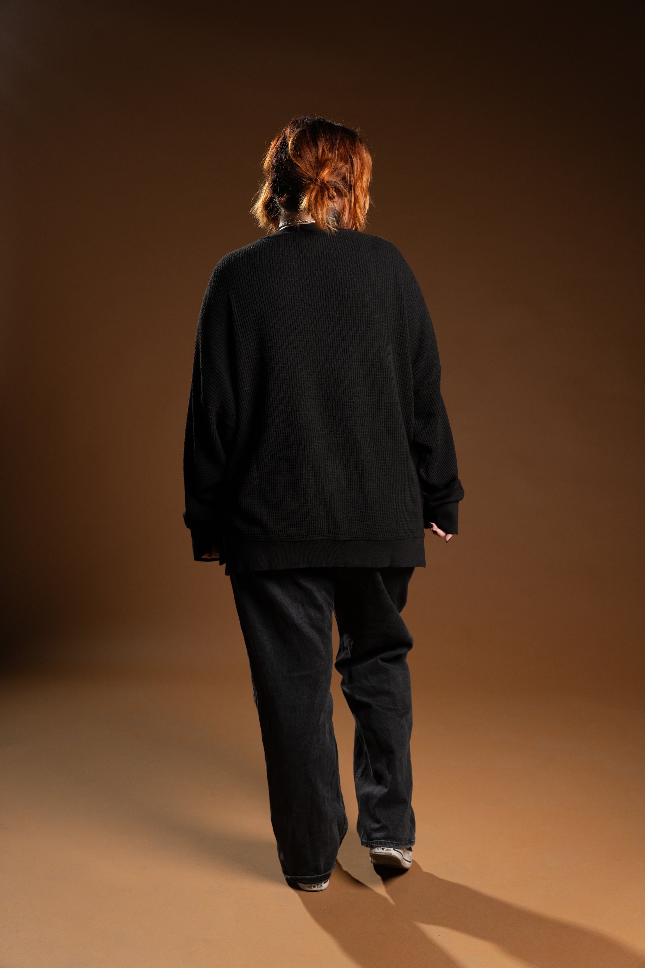 The Dylan Thermal Crewneck - Black