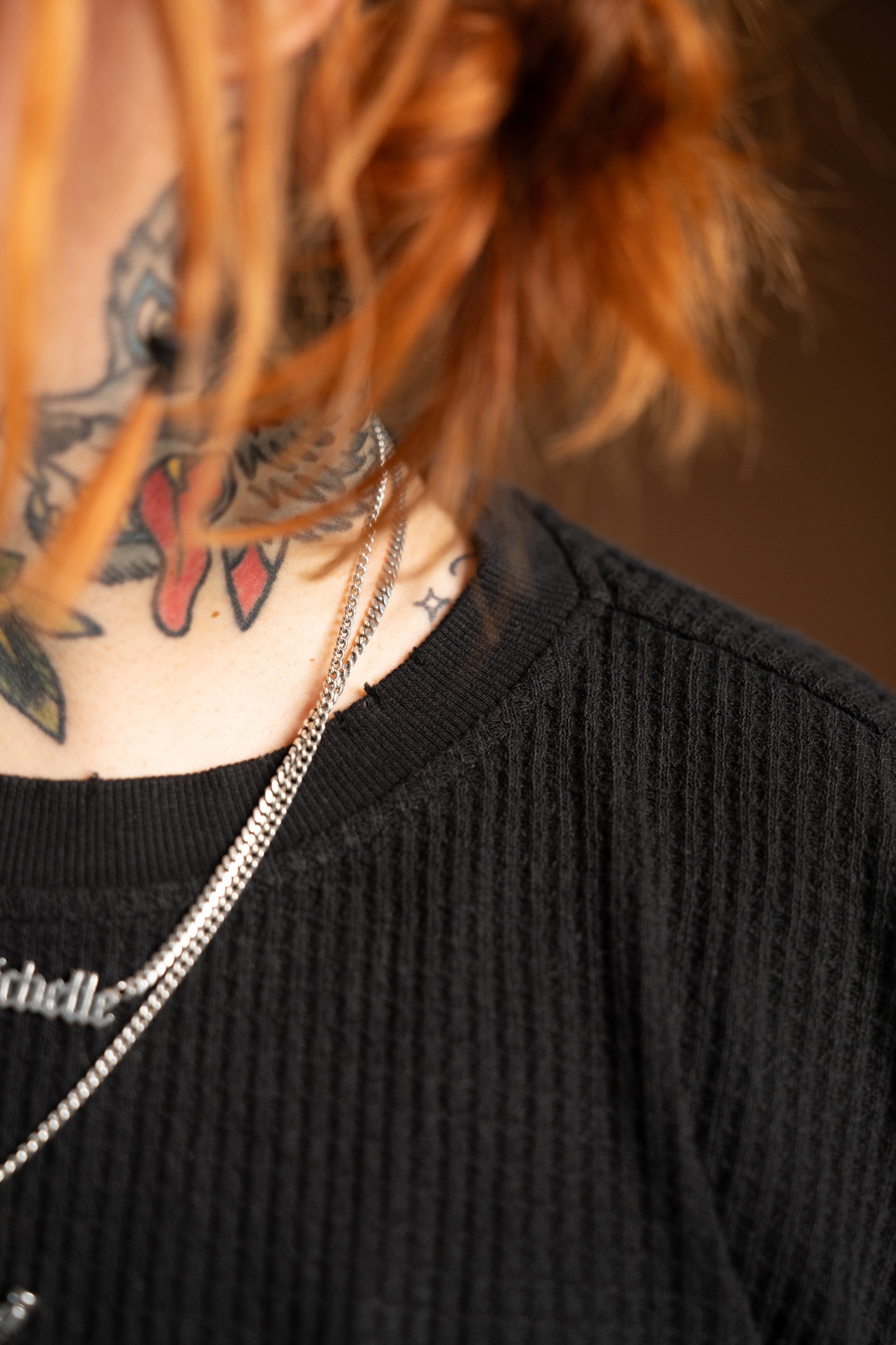 The Dylan Thermal Crewneck - Black