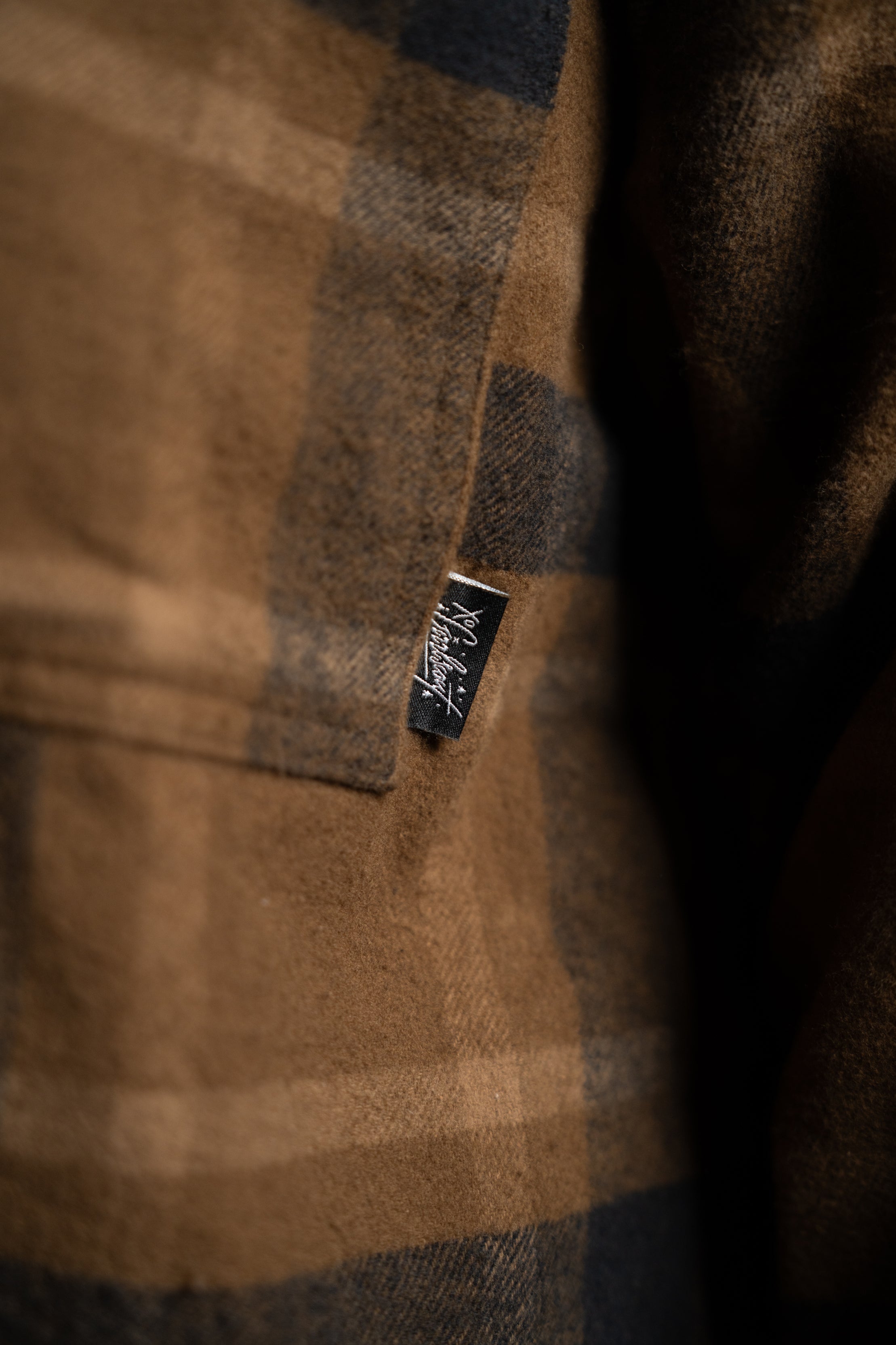The Sam Oversized Flannel - Brown