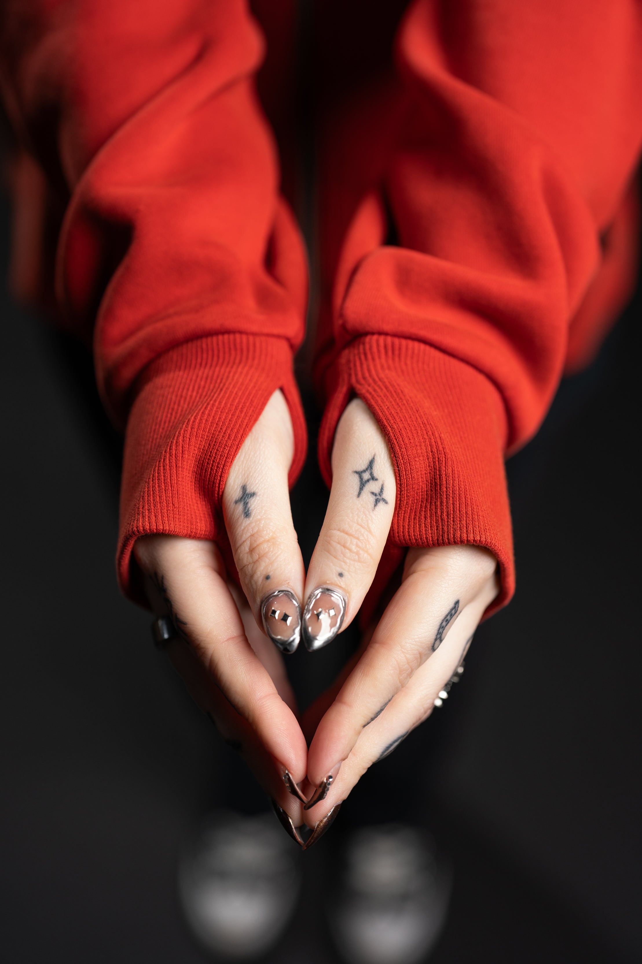 Zip-Up BOXY OG Hoodie - Red Rose