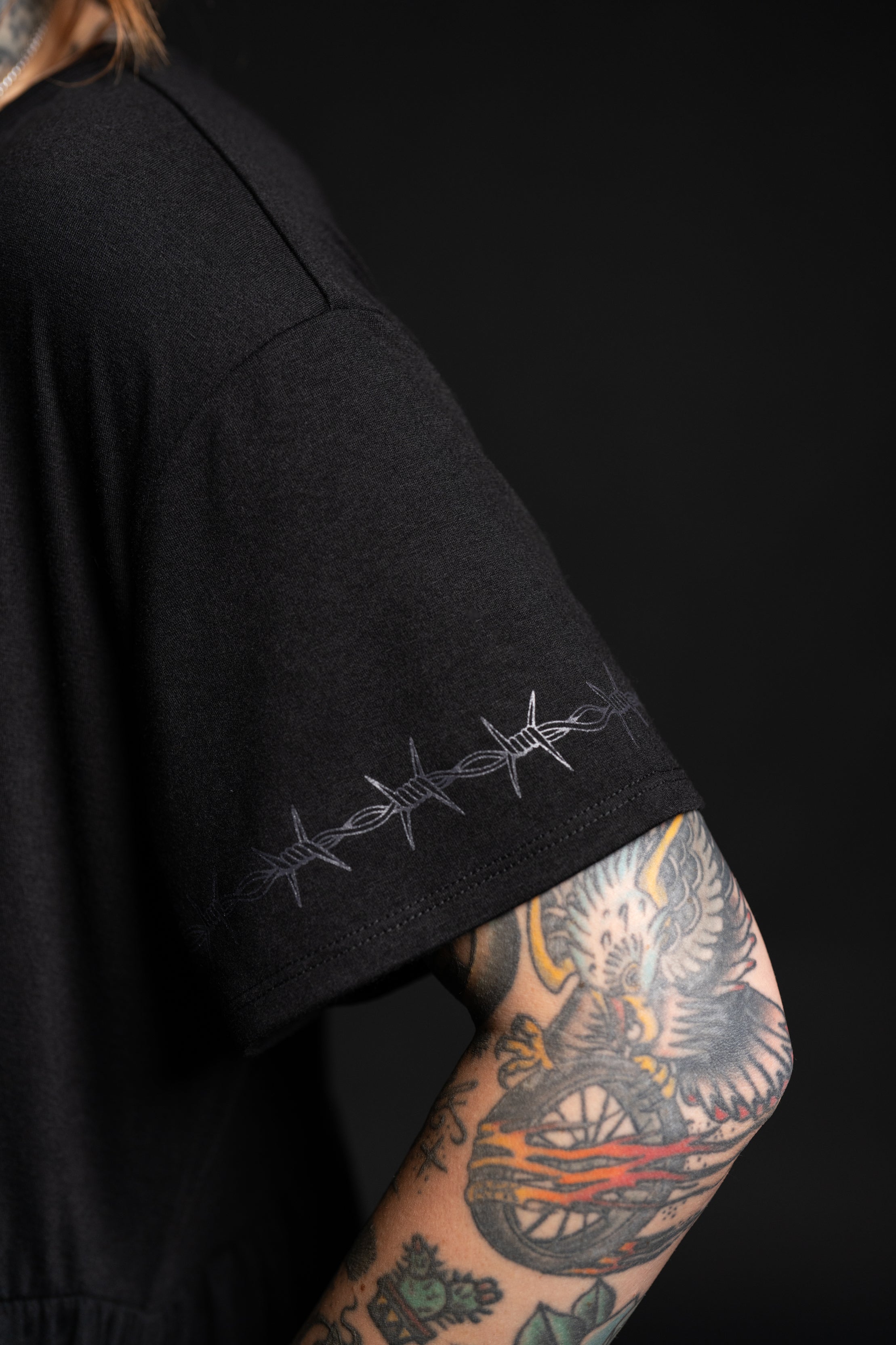 Jordan Babydoll Dress 2.0 - Barbed Wire Black