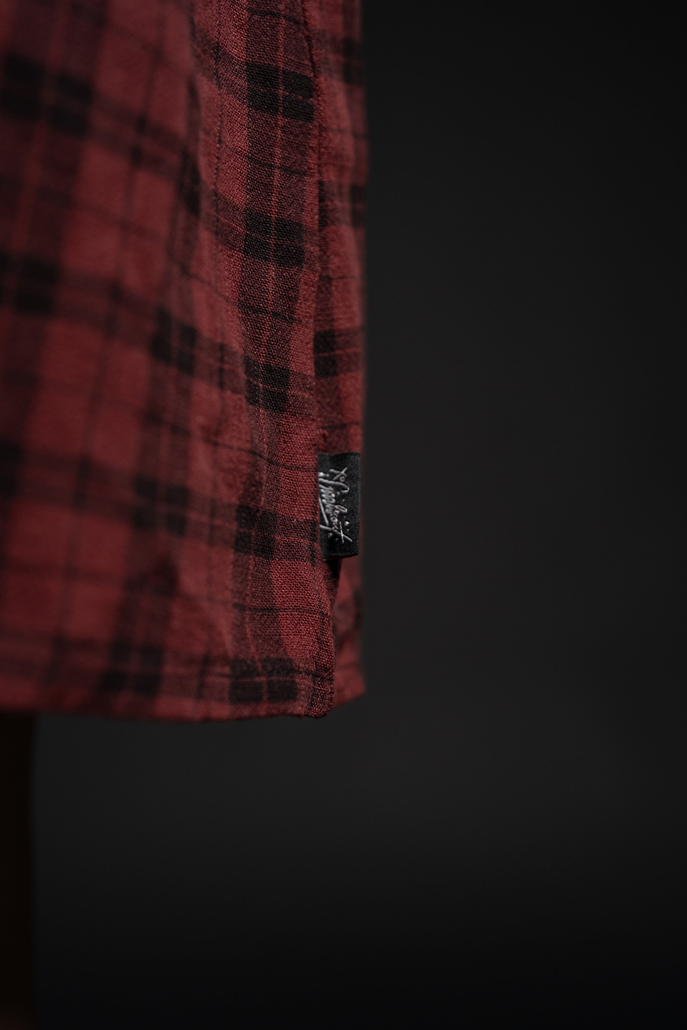 Andy Linen Dress - Red Plaid