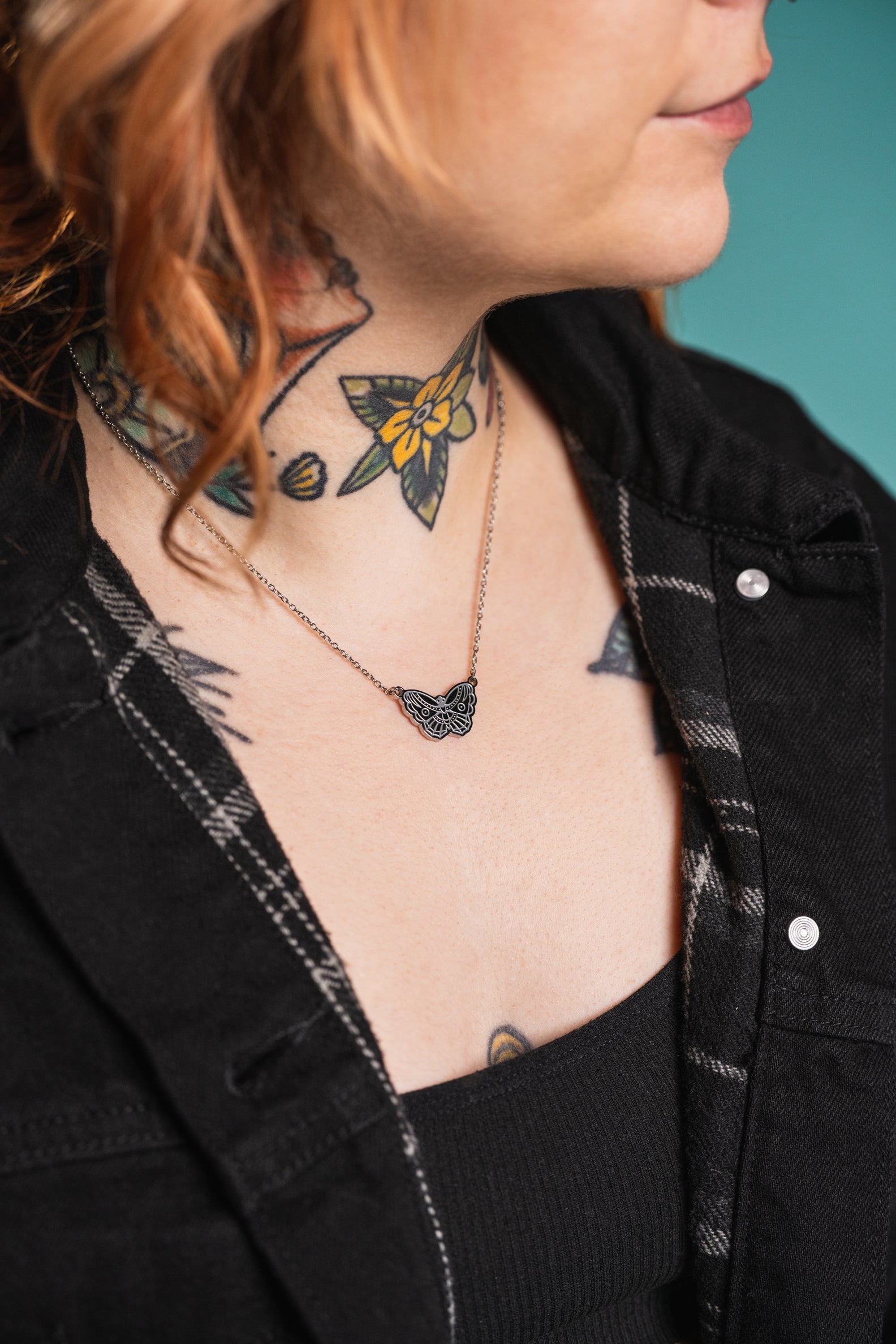 Tomboy Butterfly™ Moth Necklace