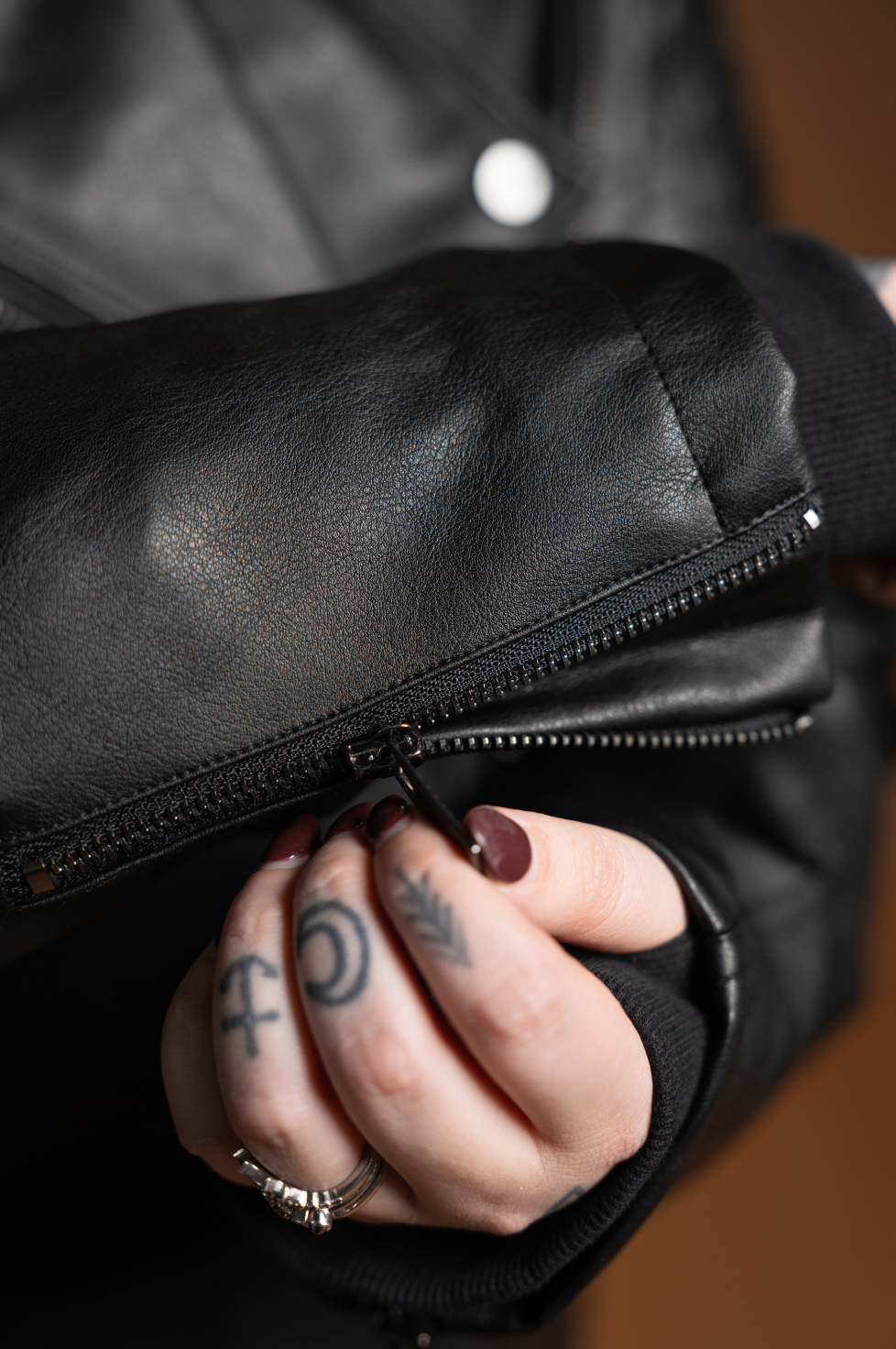 The Elliot Vegan Leather Jacket