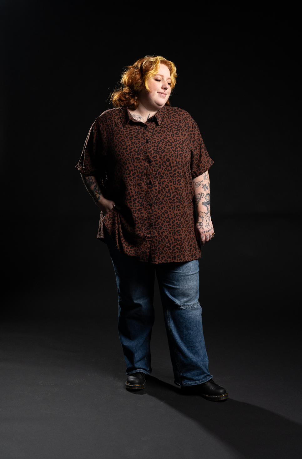 Adrian Linen Shirt - Leopard