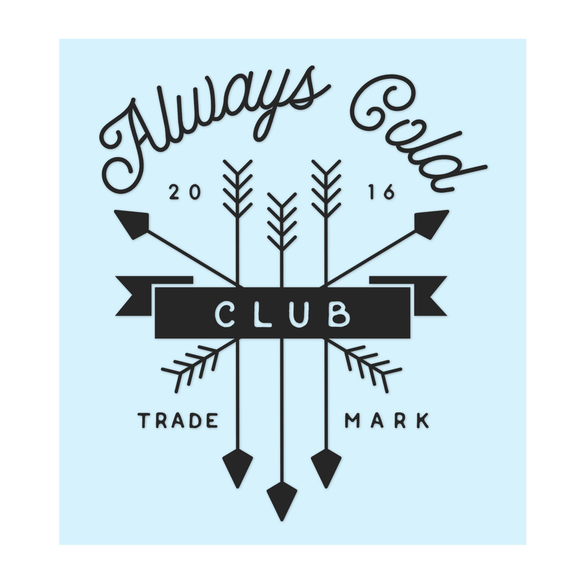 Always Cold Club® Vinyl Sticker