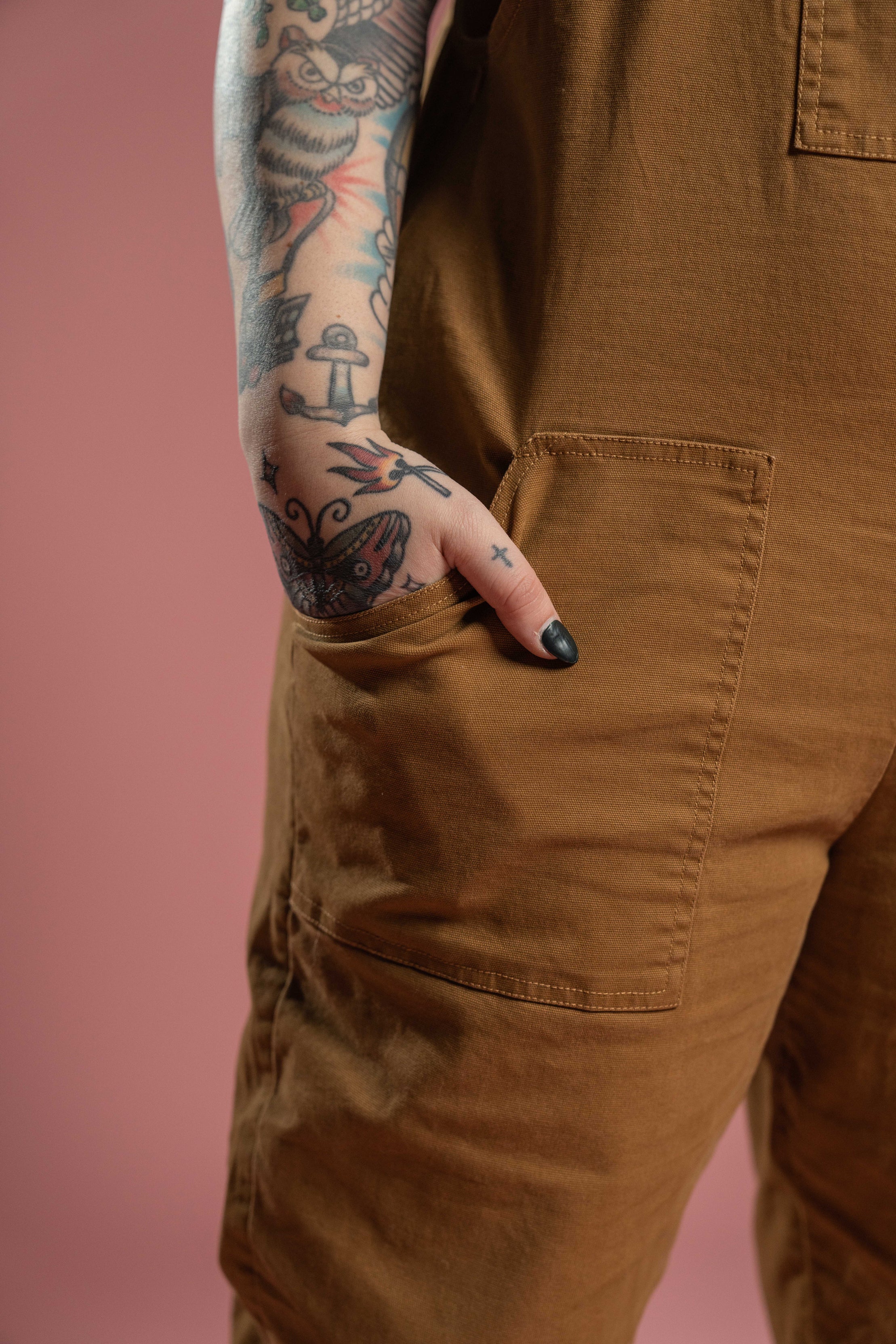 The Billie Overalls - Warm Brown